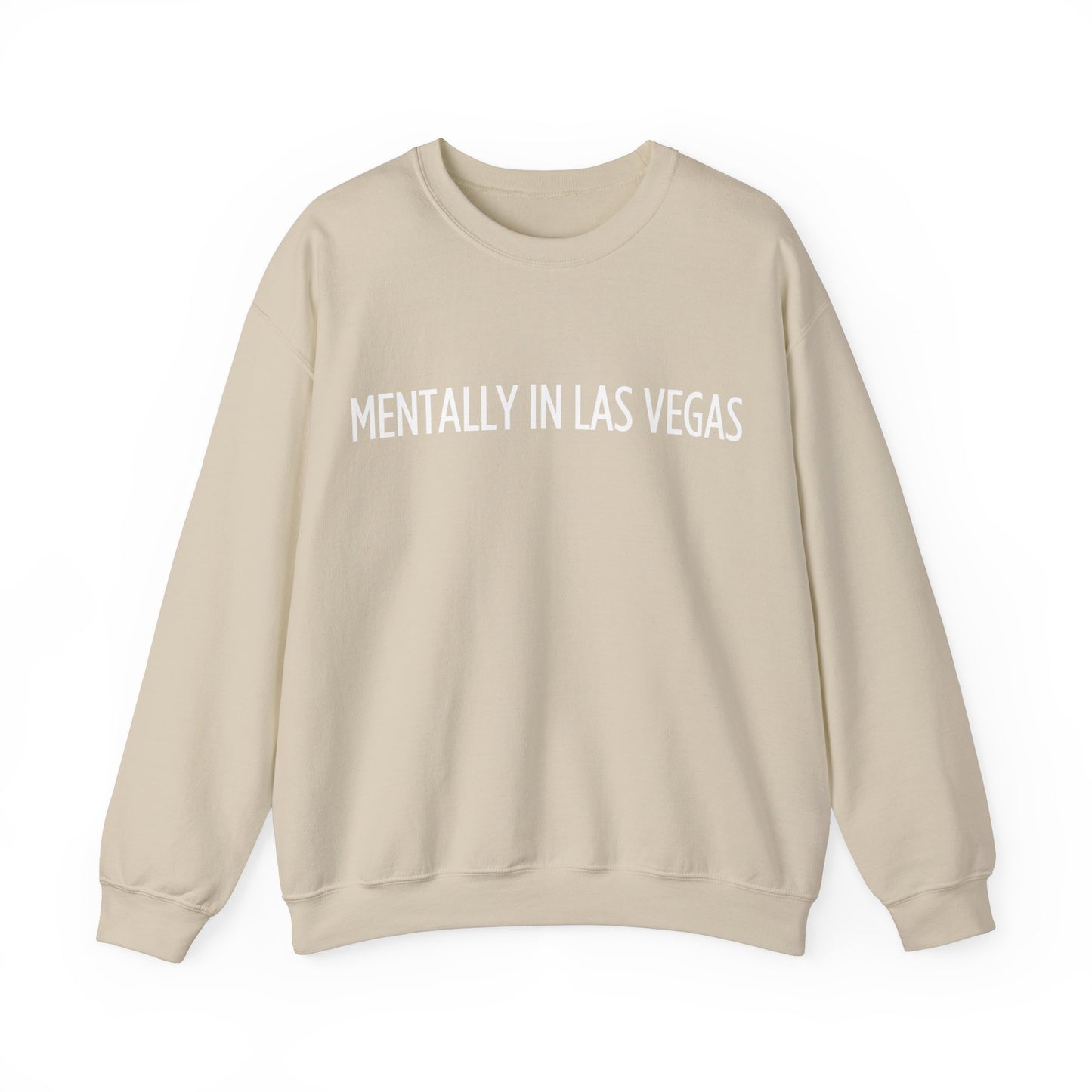 "Mentally in Las Vegas" Embroidered Sweatshirt – Cozy Style