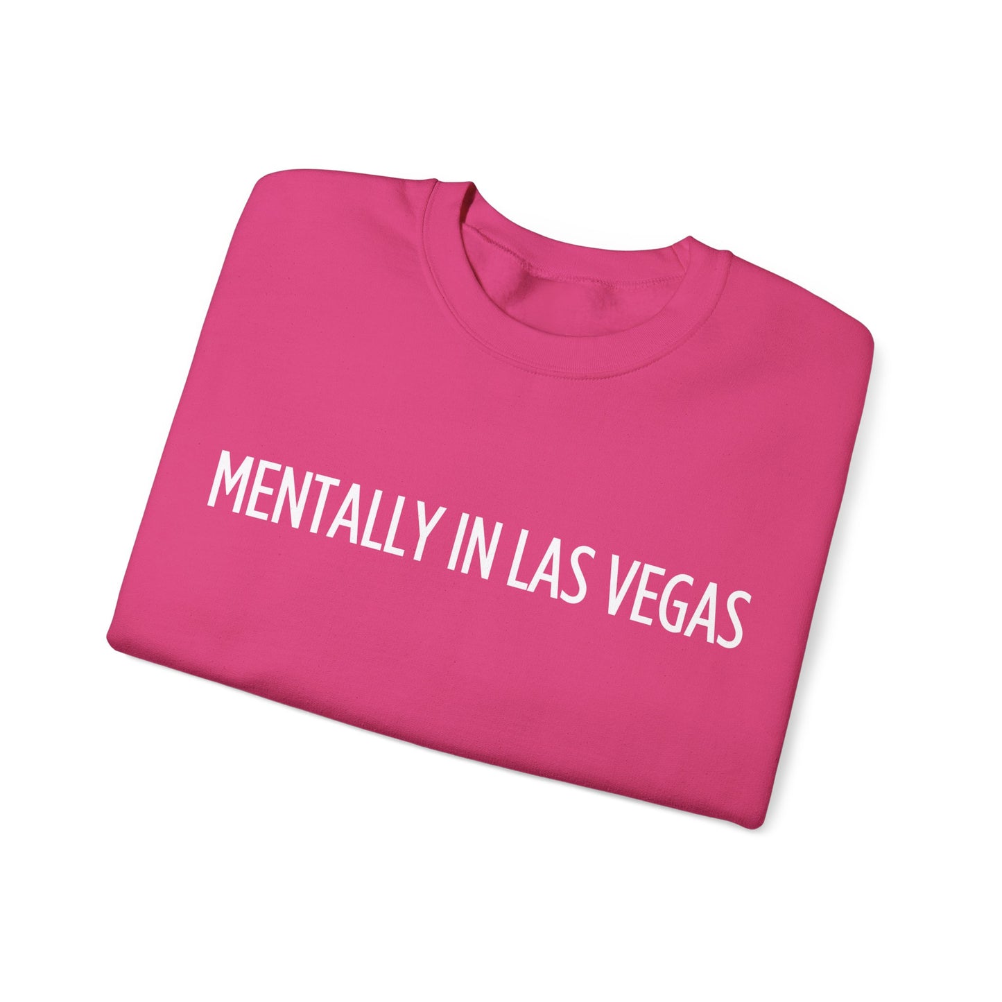"Mentally in Las Vegas" Embroidered Sweatshirt – Cozy Style