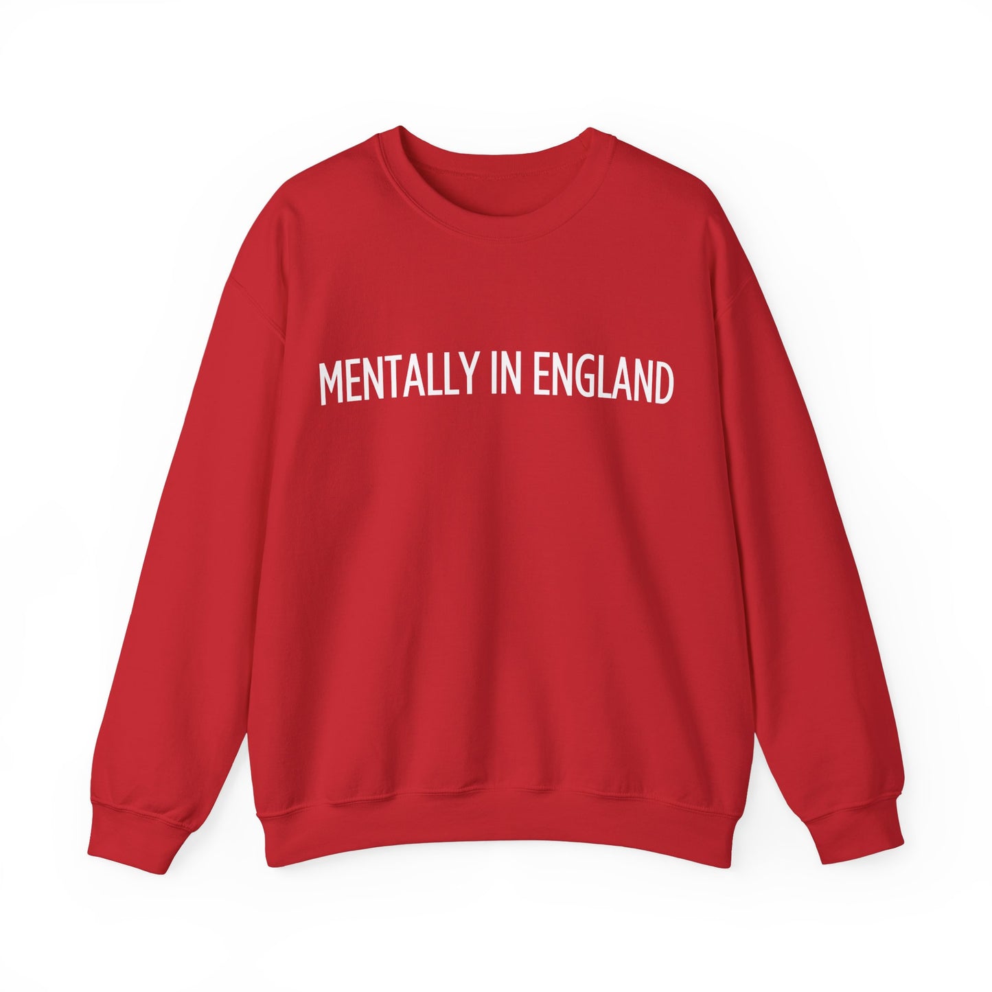 "Mentally in England" Embroidered Sweatshirt – Cozy English Style