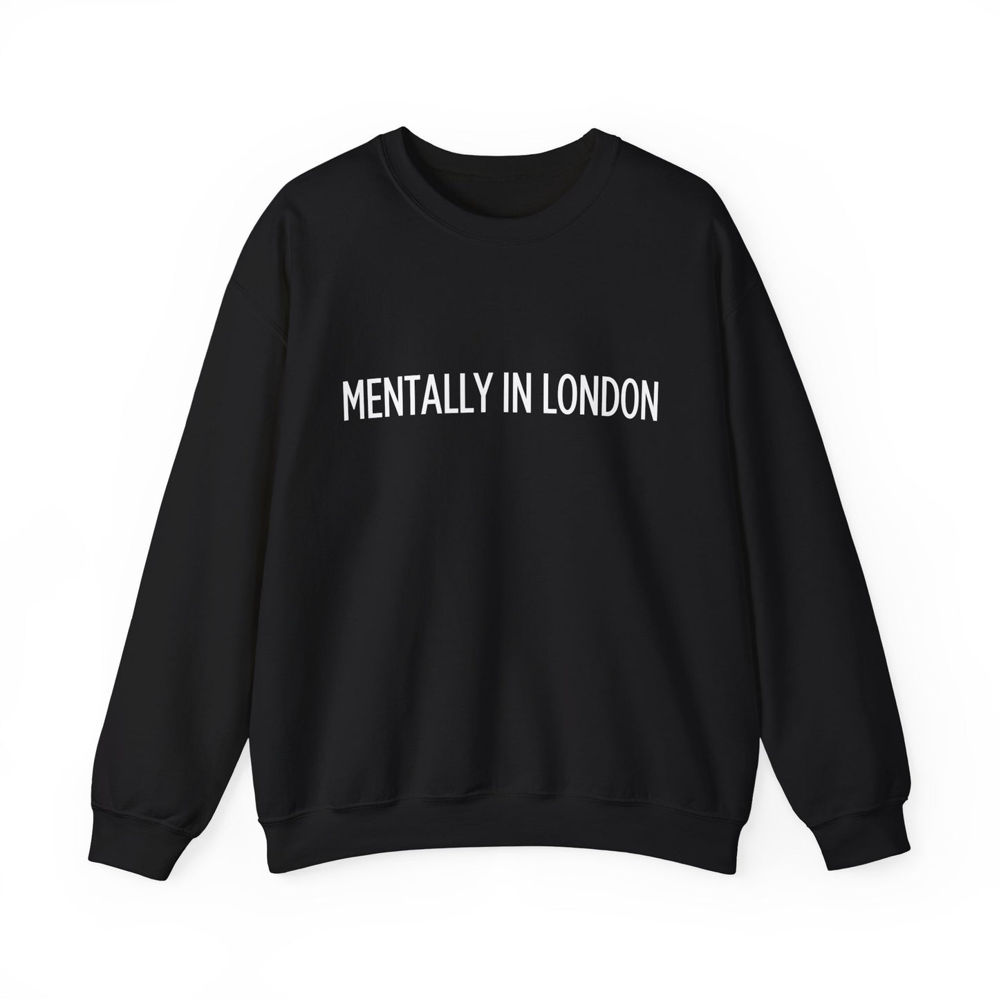 "Mentally in London" Embroidered Sweatshirt – Cozy Style