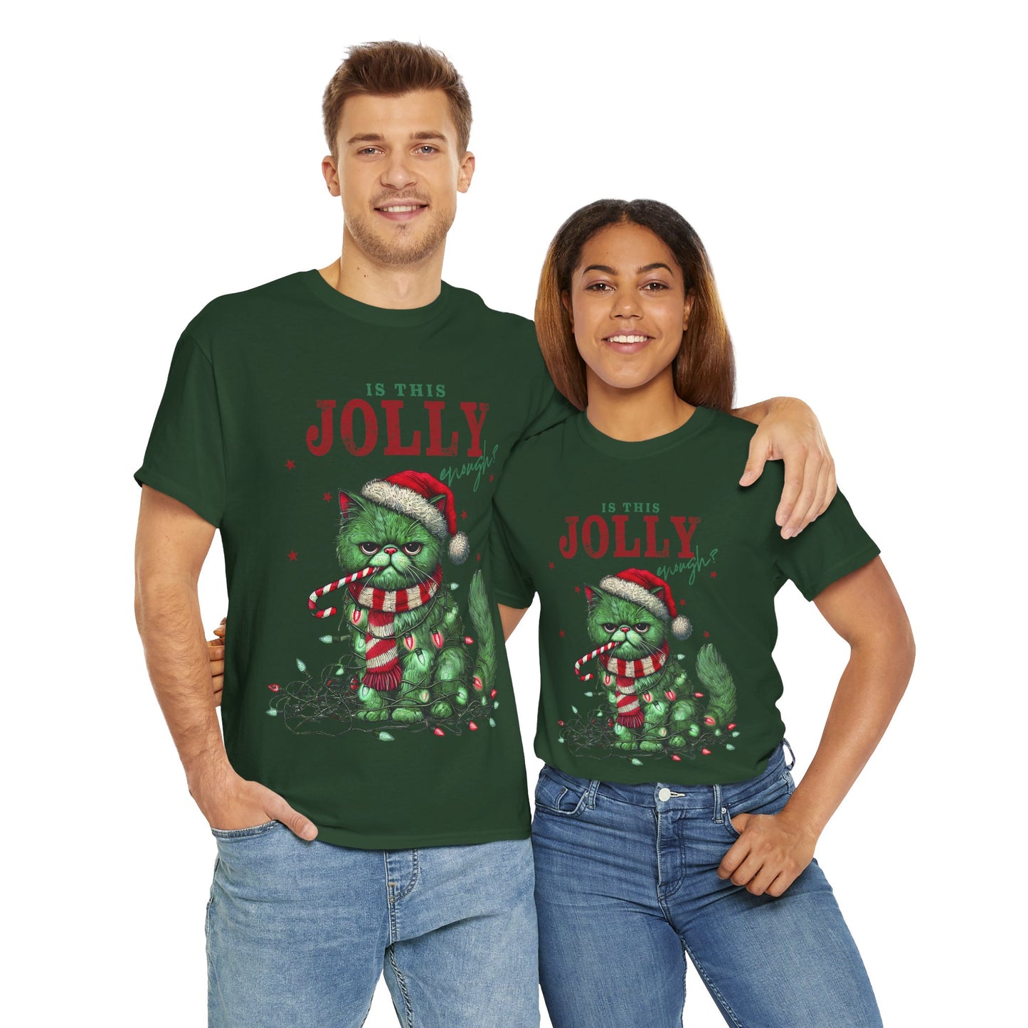 Vintage Cat Christmas Cat T-Shirt