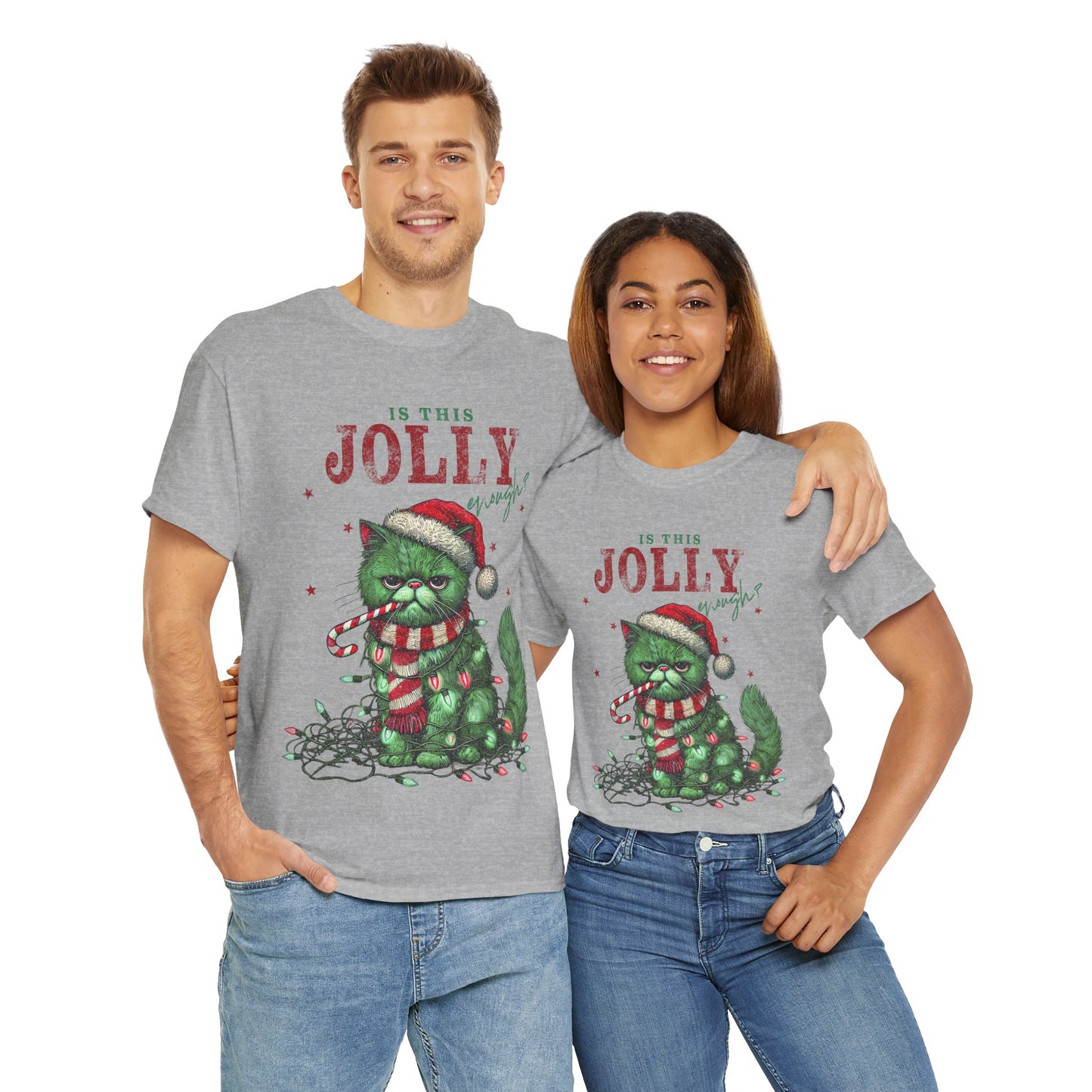 Vintage Cat Christmas Cat T-Shirt