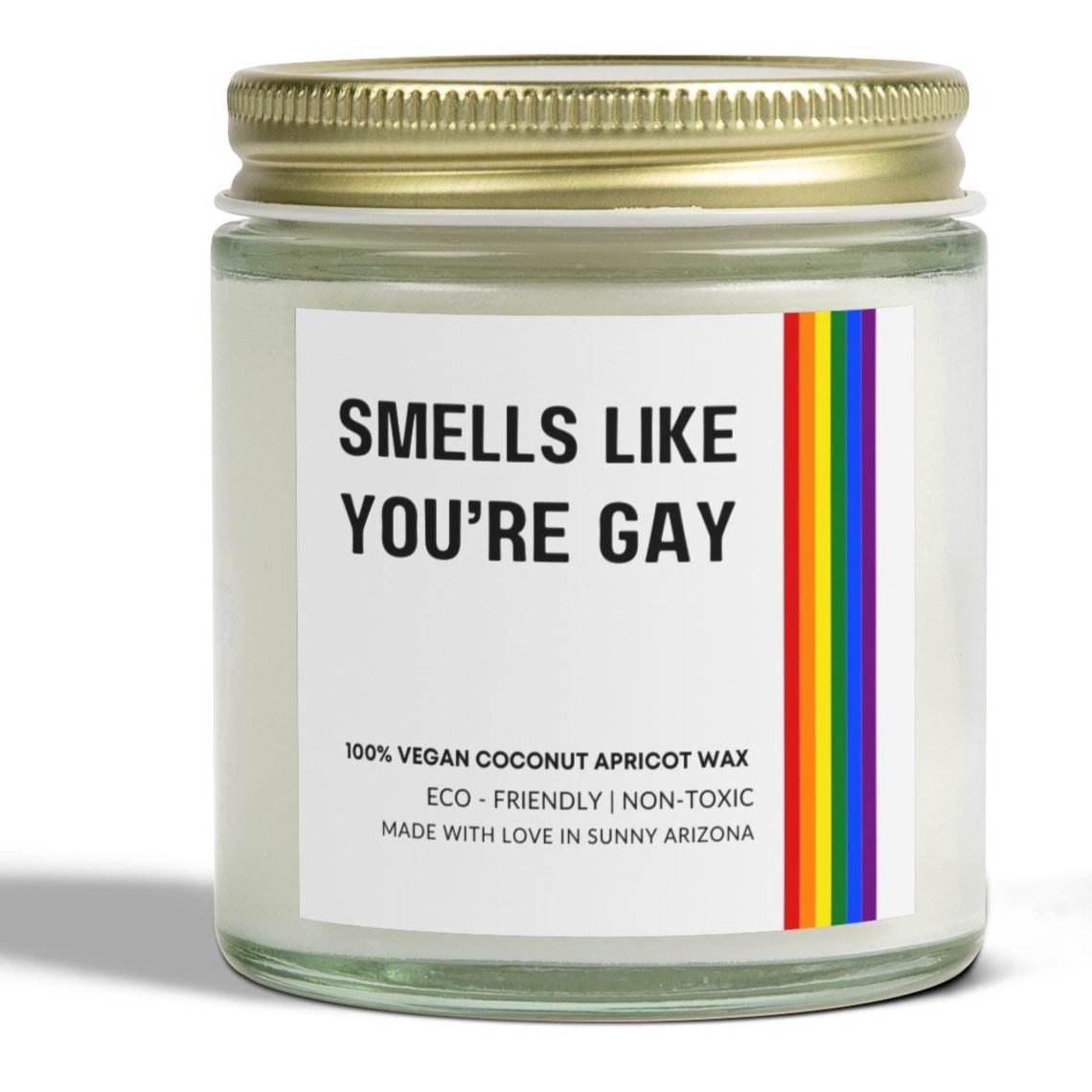 Smells Like You're Gay Candle, Funny Candle For Gay Friend, Gay Pride Gift, LGBTQ + Candle