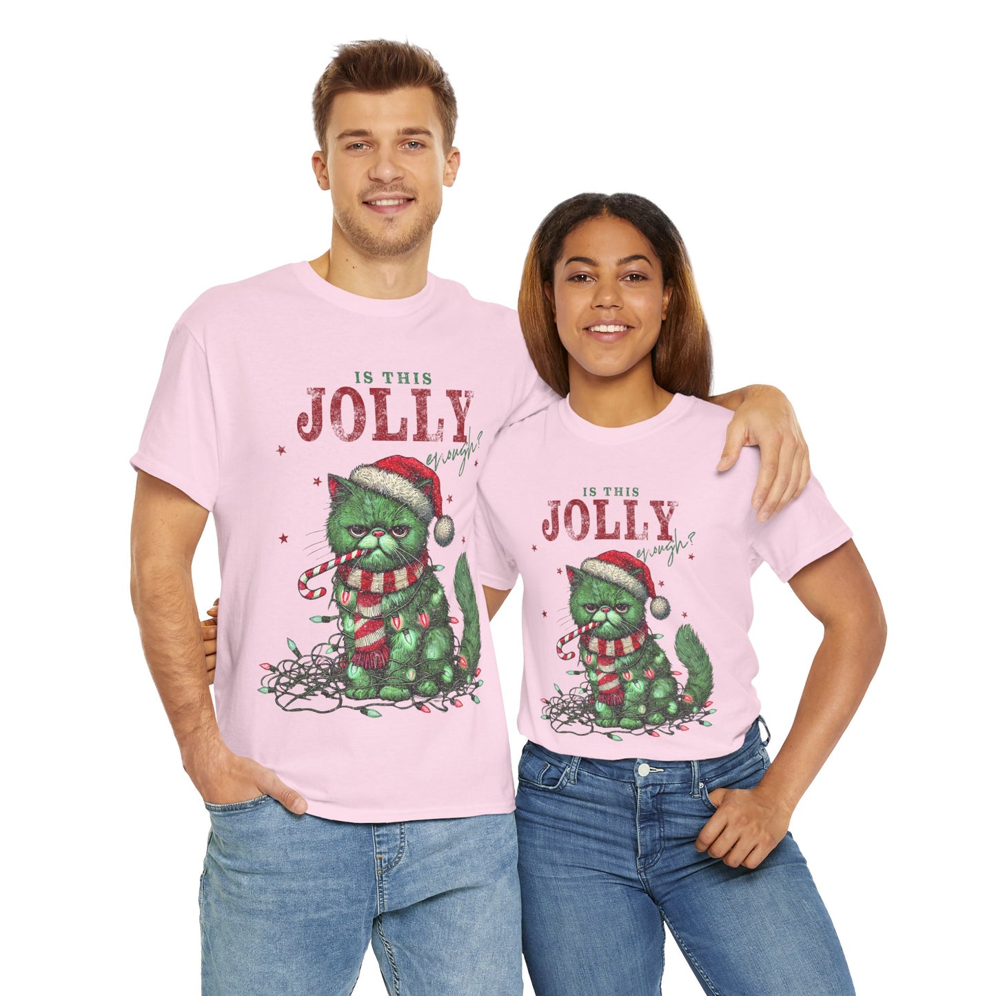 Vintage Cat Christmas Cat T-Shirt