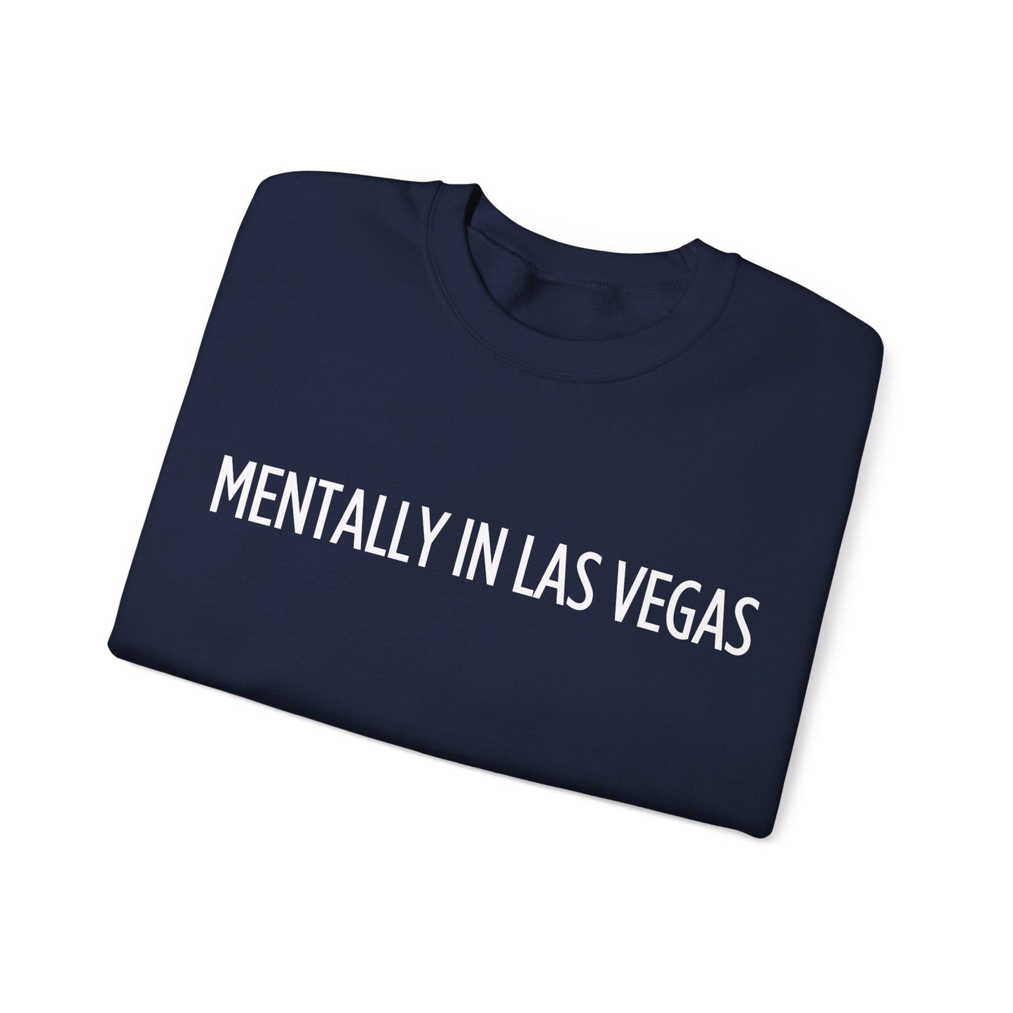 "Mentally in Las Vegas" Embroidered Sweatshirt – Cozy Style