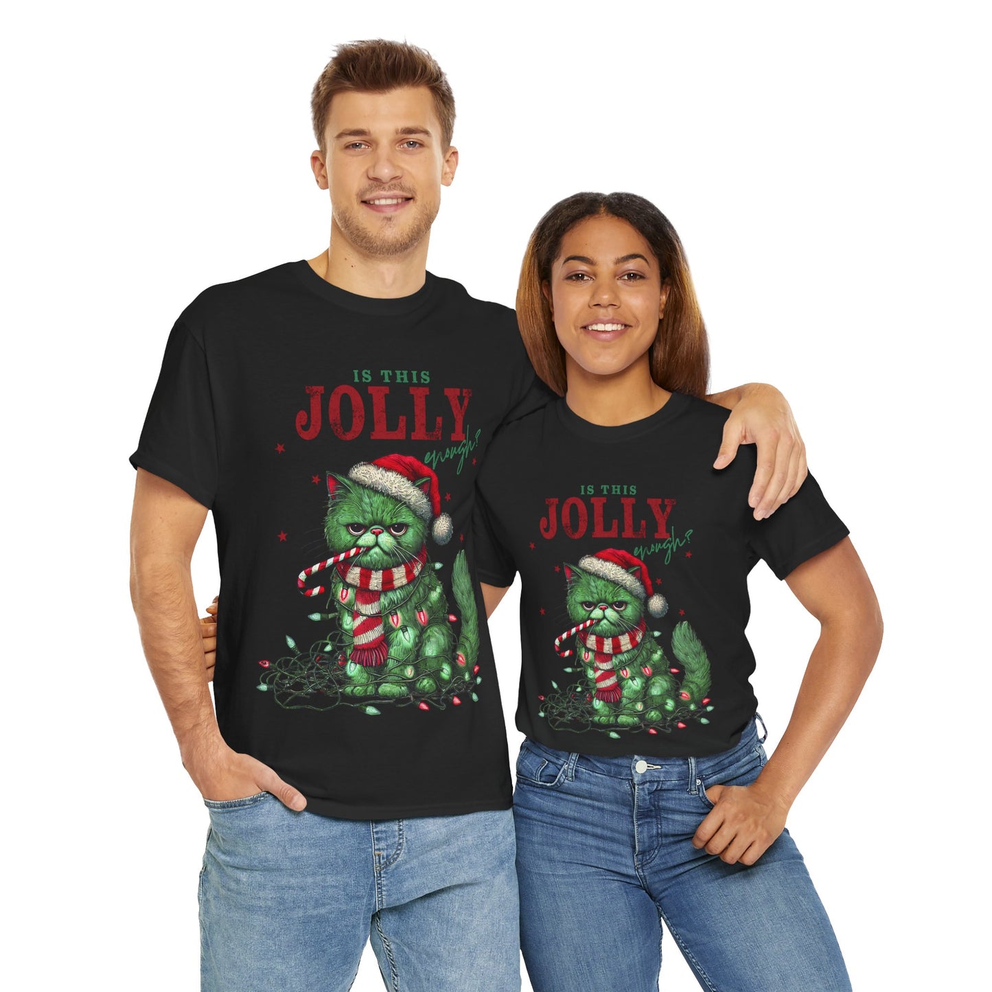Vintage Cat Christmas Cat T-Shirt