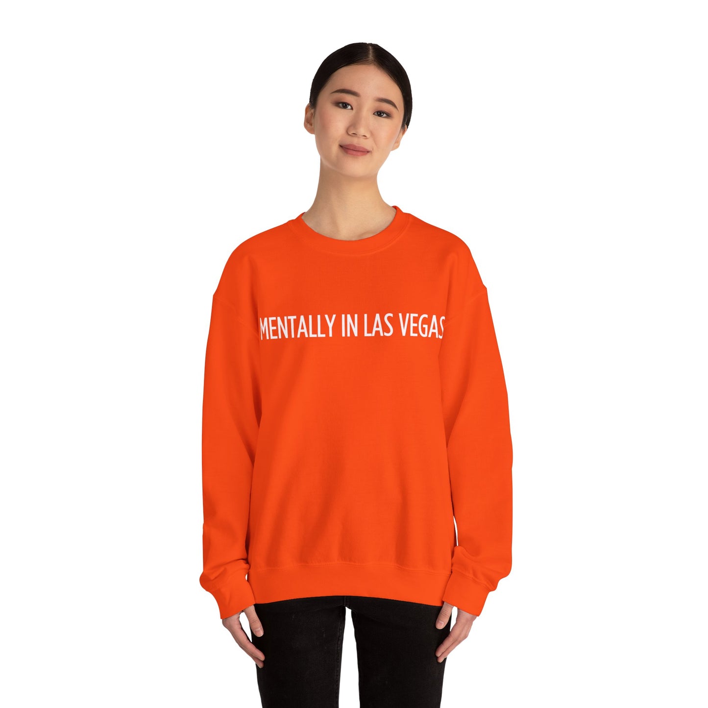 "Mentally in Las Vegas" Embroidered Sweatshirt – Cozy Style