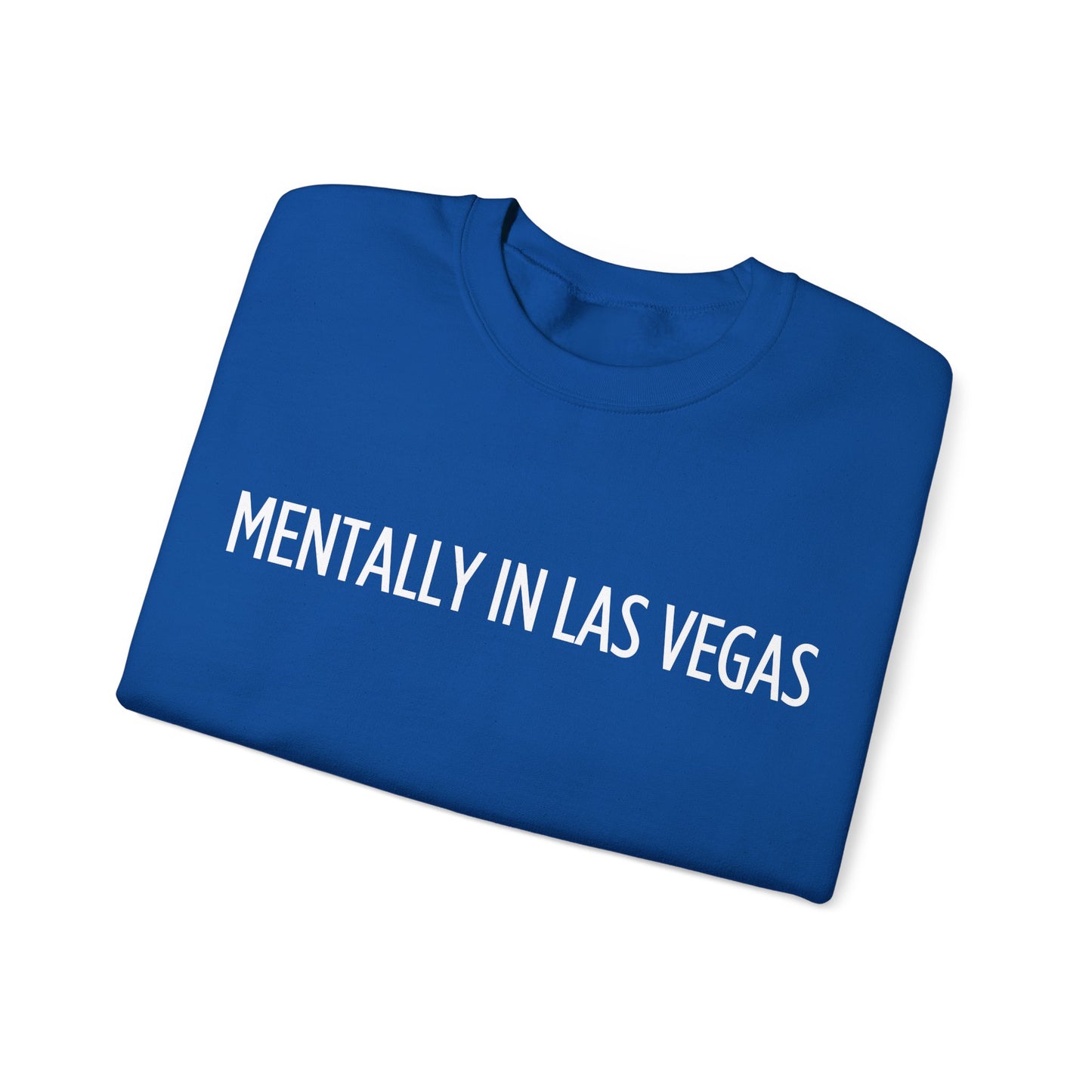 "Mentally in Las Vegas" Embroidered Sweatshirt – Cozy Style