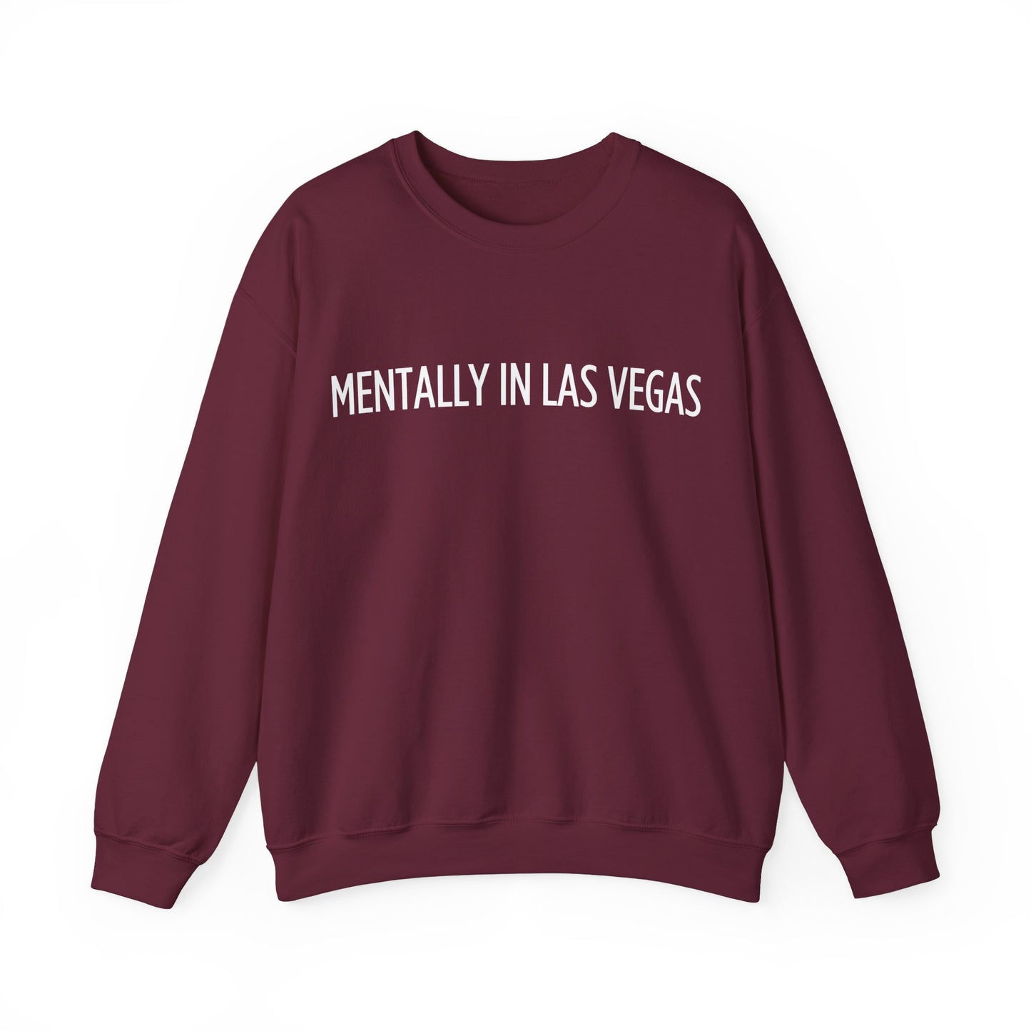 "Mentally in Las Vegas" Embroidered Sweatshirt – Cozy Style