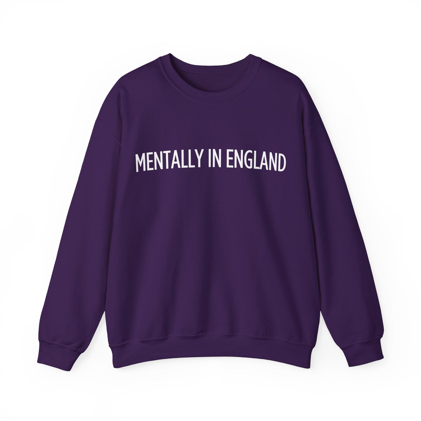 "Mentally in England" Embroidered Sweatshirt – Cozy English Style