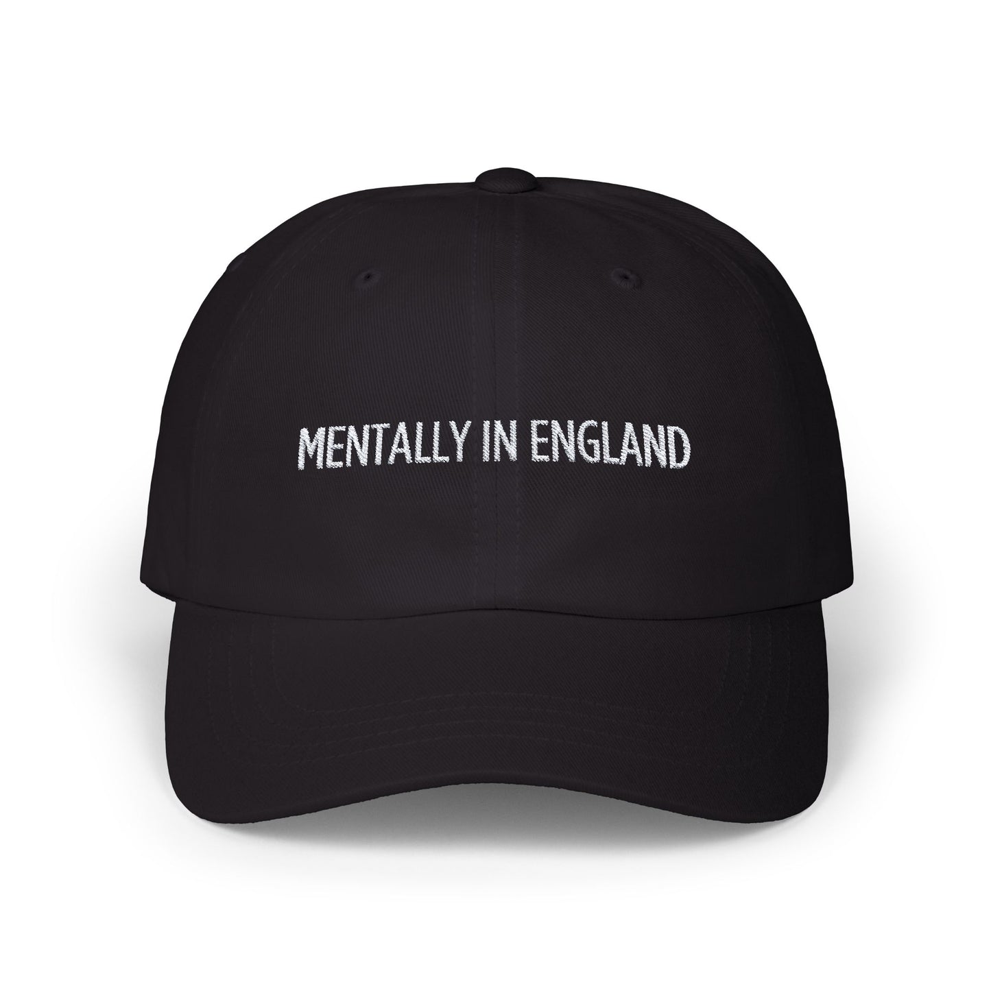 "Mentally In England" - Embroidered Hat