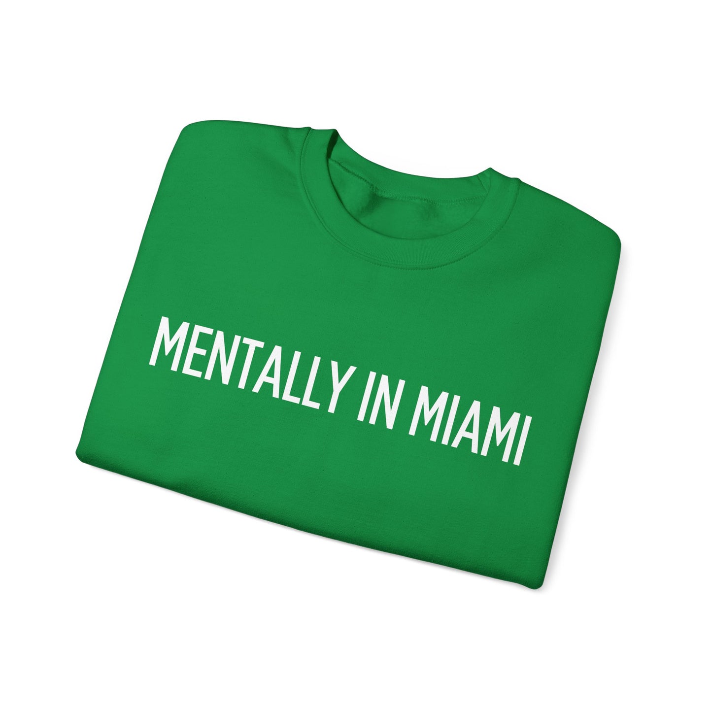 "Mentally in Miami" Embroidered Sweatshirt – Cozy Style