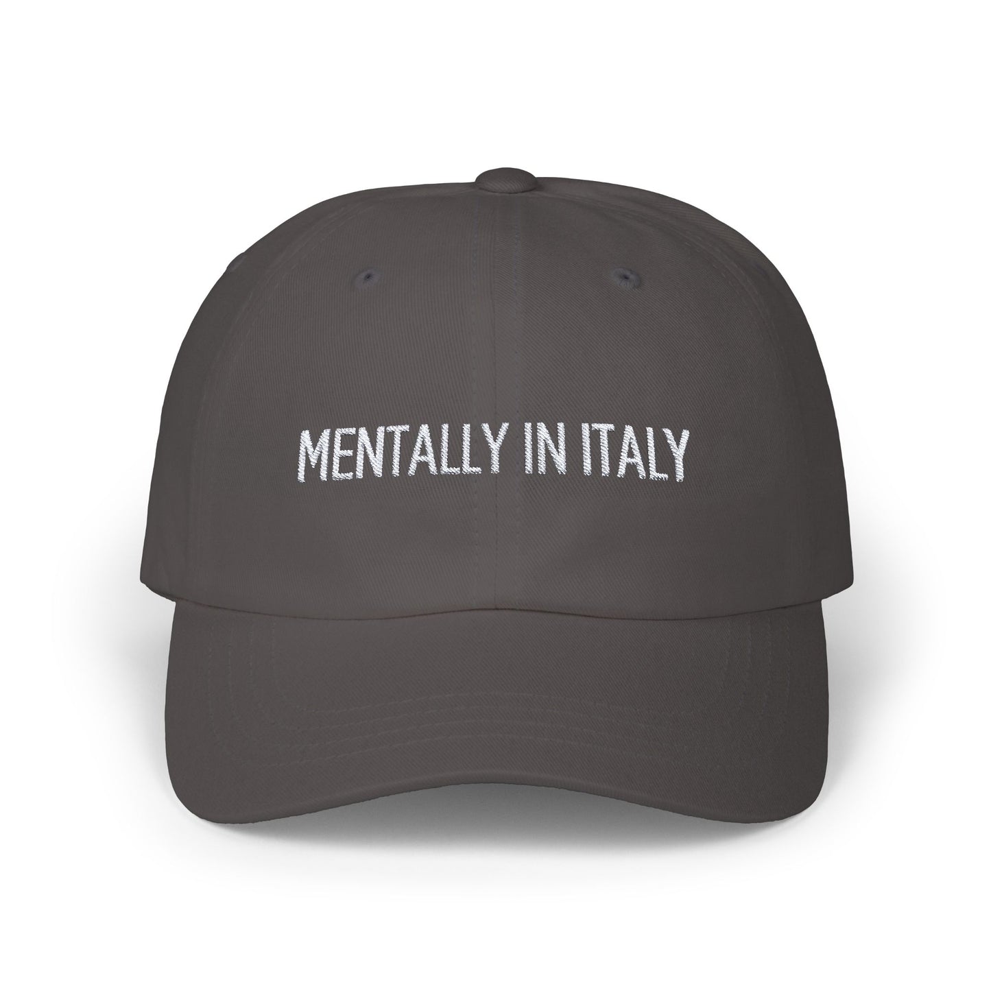 "Mentally In Italy" - Embroidered Hat