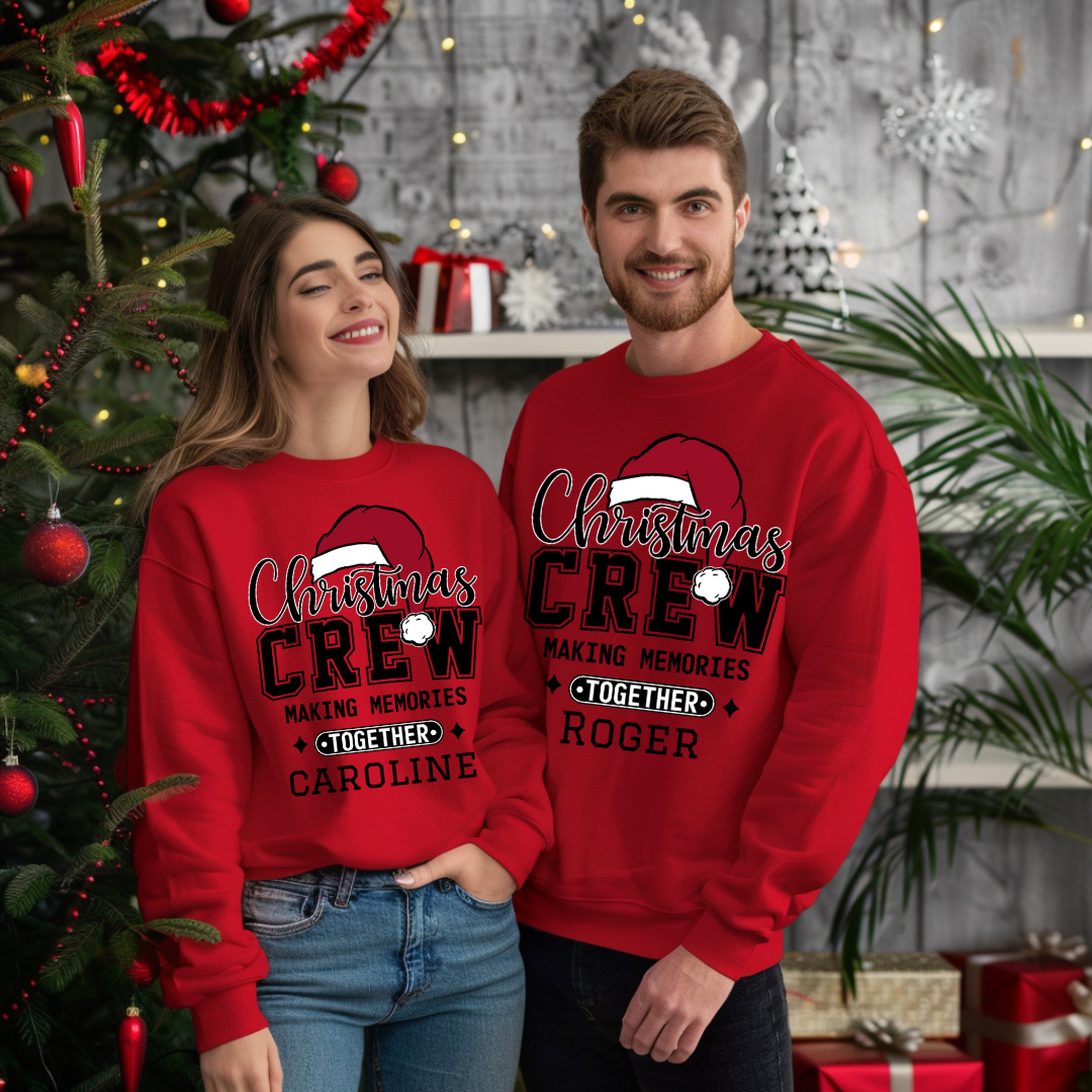 Christmas Crew Making Memories Together T-Shirt & Sweatshirt