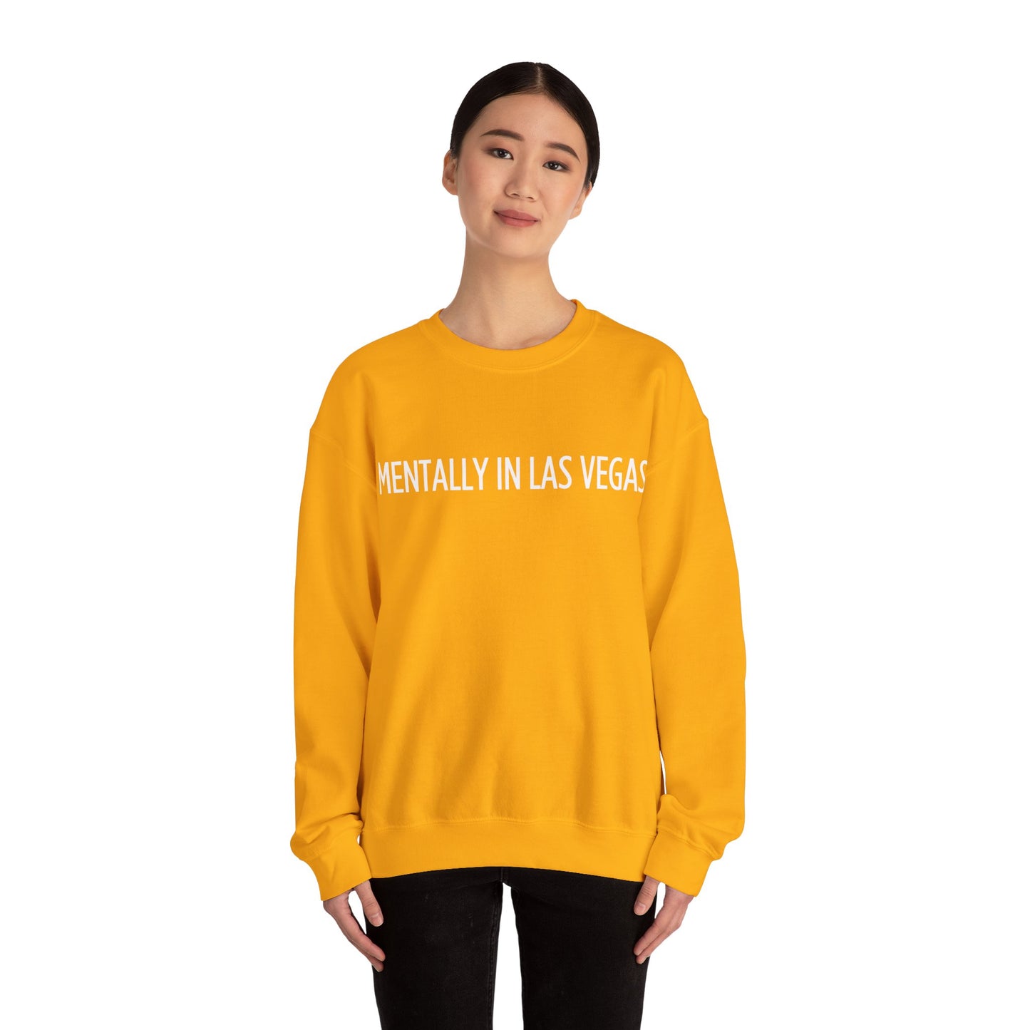 "Mentally in Las Vegas" Embroidered Sweatshirt – Cozy Style