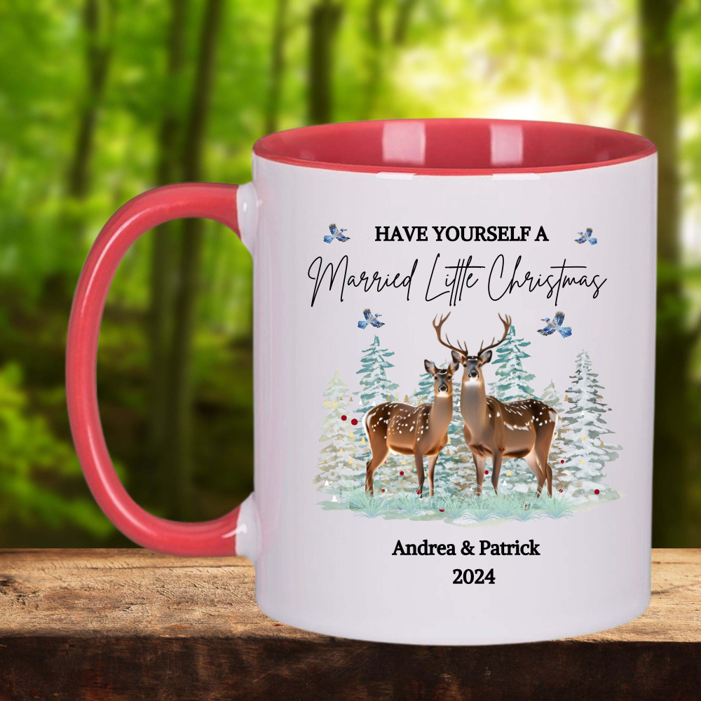 Have Yourself A Married Little Christmas Collection | Christmas Ornament | Christmas Canvas | Christmas Mugs | Christmas Pillow