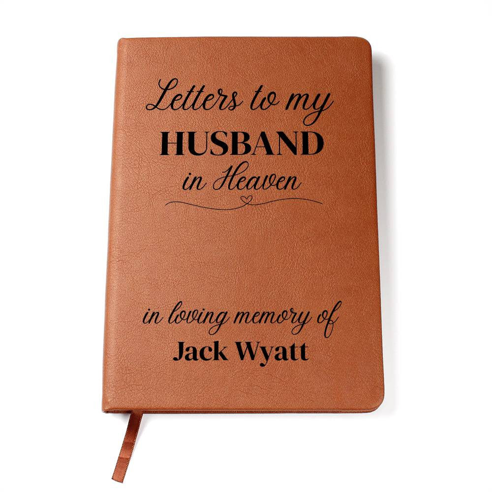 "Letters to My Loved One" Personalized Memorial Journal – A Keepsake of Remembrance