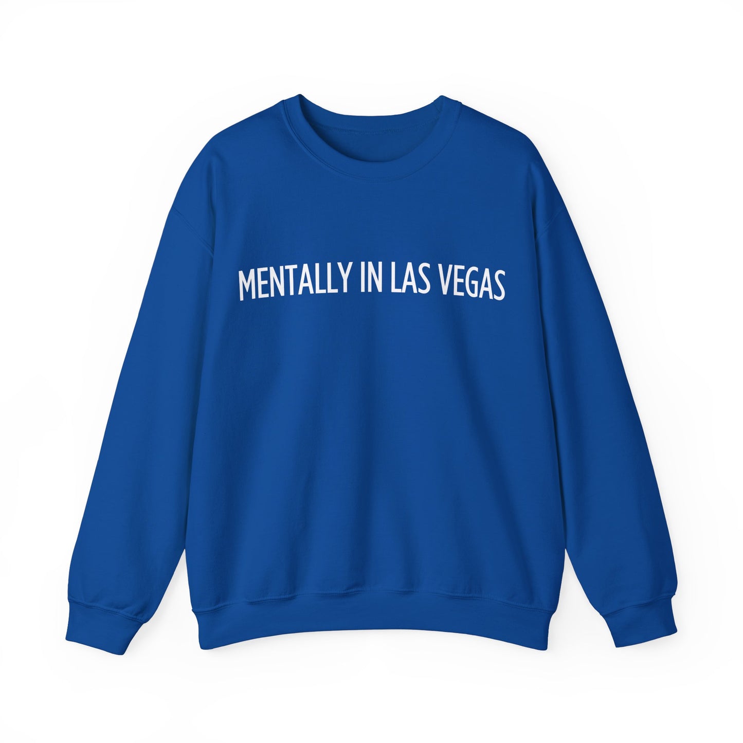 "Mentally in Las Vegas" Embroidered Sweatshirt – Cozy Style