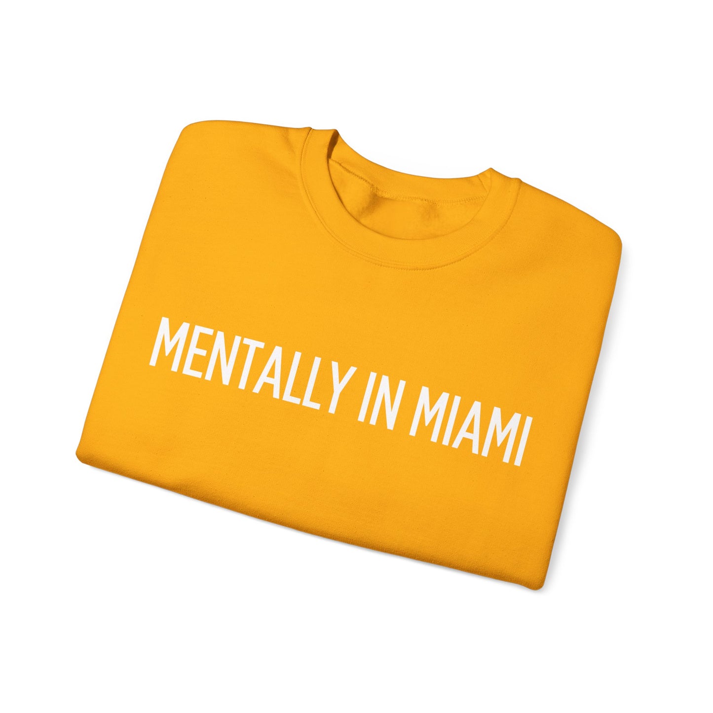 "Mentally in Miami" Embroidered Sweatshirt – Cozy Style