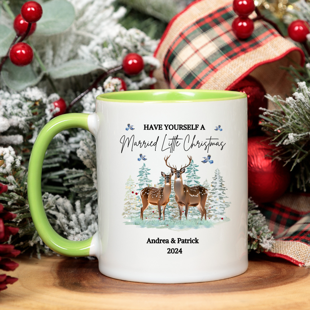 Have Yourself A Married Little Christmas Collection | Christmas Ornament | Christmas Canvas | Christmas Mugs | Christmas Pillow