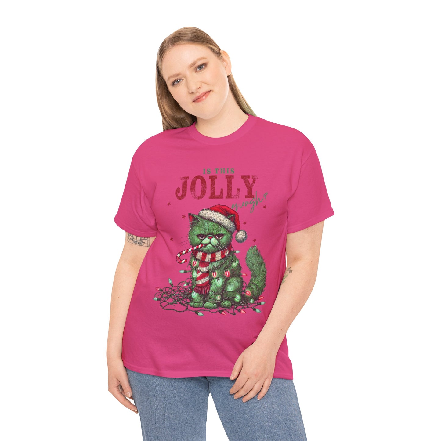 Vintage Cat Christmas Cat T-Shirt