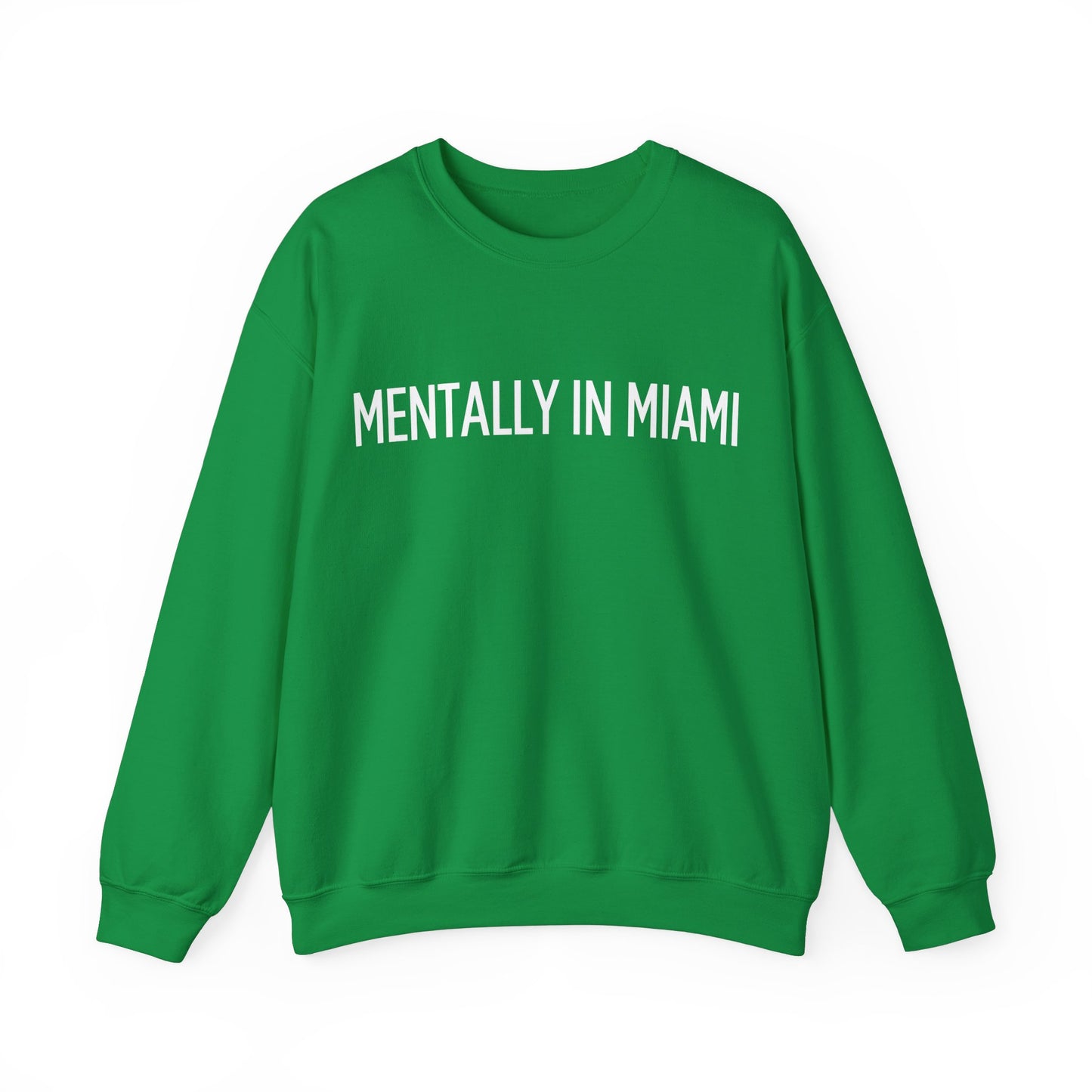 "Mentally in Miami" Embroidered Sweatshirt – Cozy Style