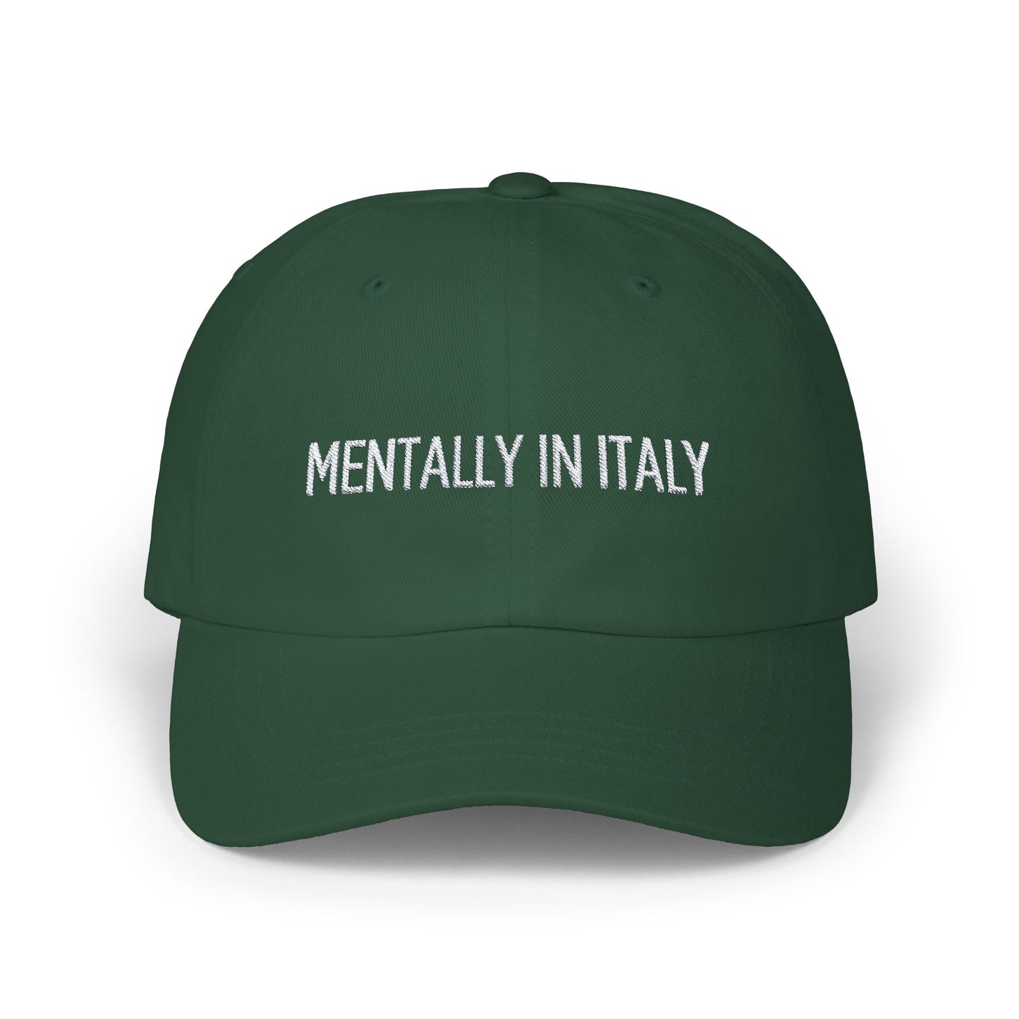"Mentally In Italy" - Embroidered Hat