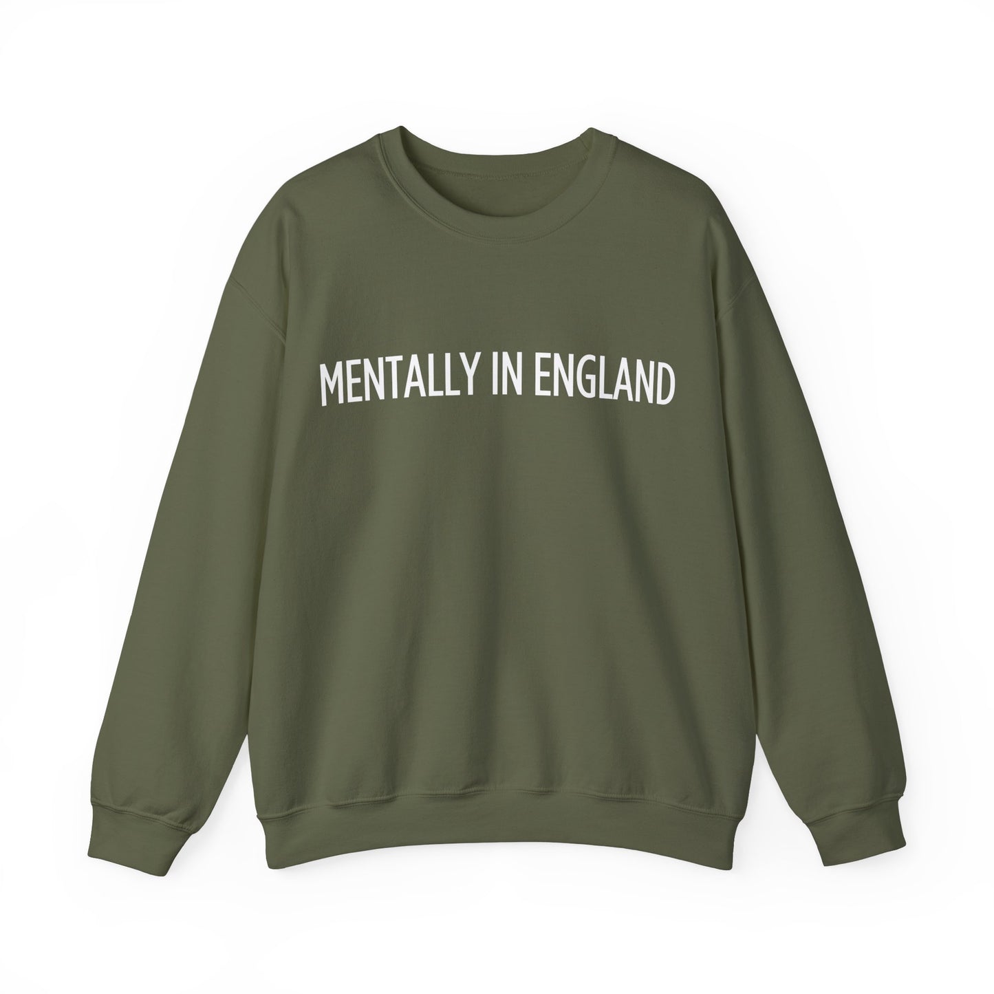 "Mentally in England" Embroidered Sweatshirt – Cozy English Style
