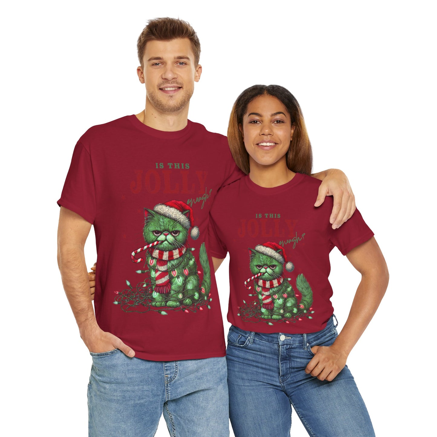 Vintage Cat Christmas Cat T-Shirt