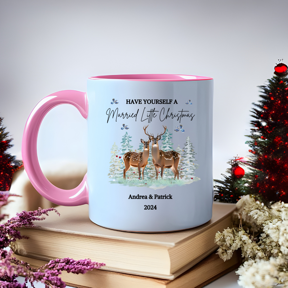 Have Yourself A Married Little Christmas Collection | Christmas Ornament | Christmas Canvas | Christmas Mugs | Christmas Pillow