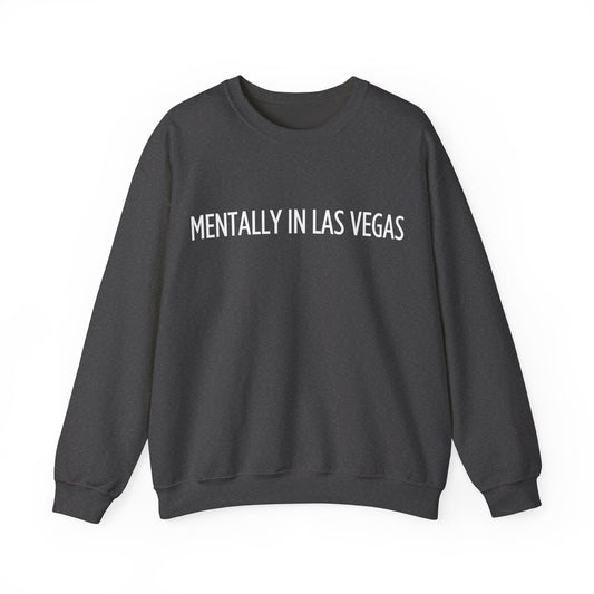 "Mentally in Las Vegas" Embroidered Sweatshirt – Cozy Style