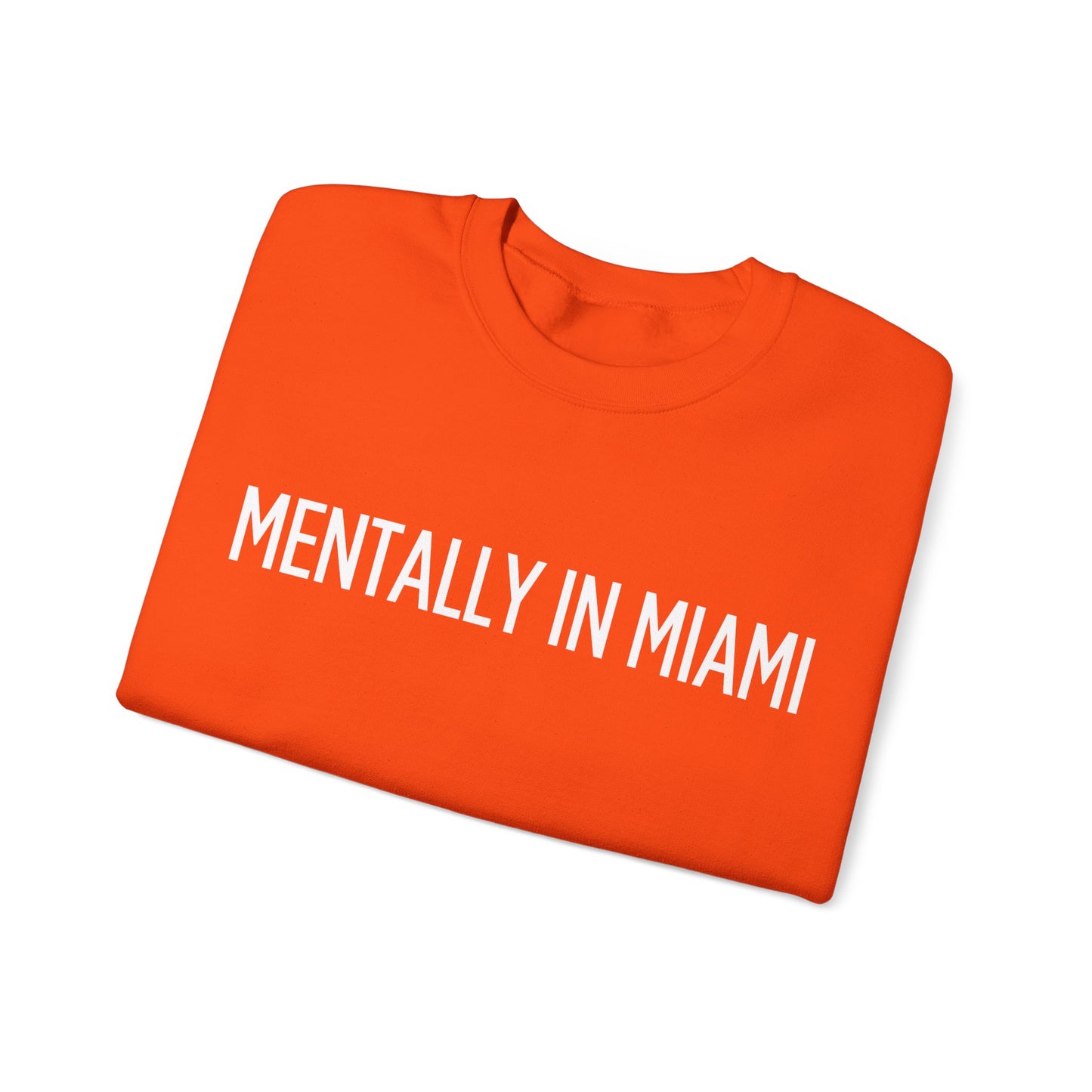 "Mentally in Miami" Embroidered Sweatshirt – Cozy Style