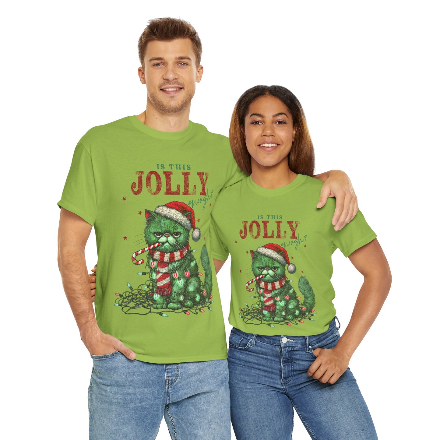 Vintage Cat Christmas Cat T-Shirt