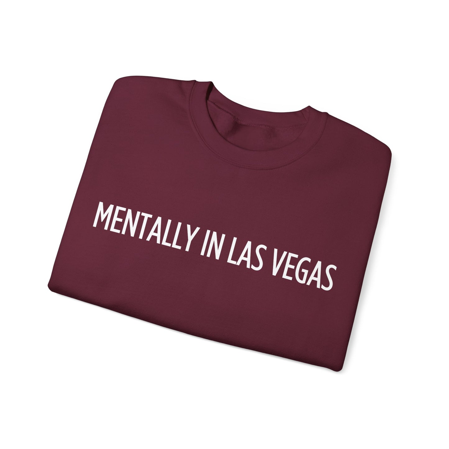 "Mentally in Las Vegas" Embroidered Sweatshirt – Cozy Style