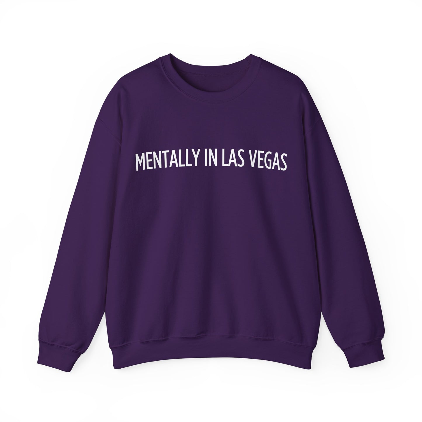 "Mentally in Las Vegas" Embroidered Sweatshirt – Cozy Style