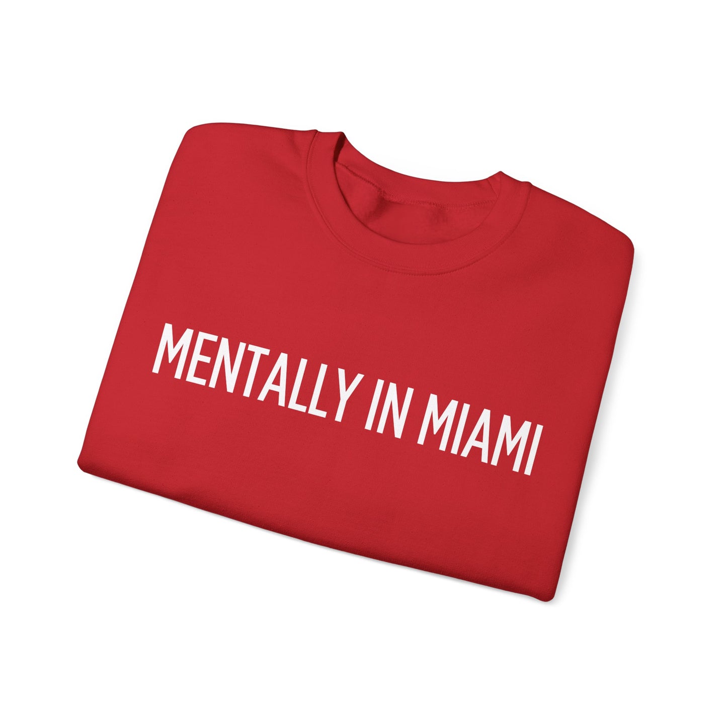 "Mentally in Miami" Embroidered Sweatshirt – Cozy Style