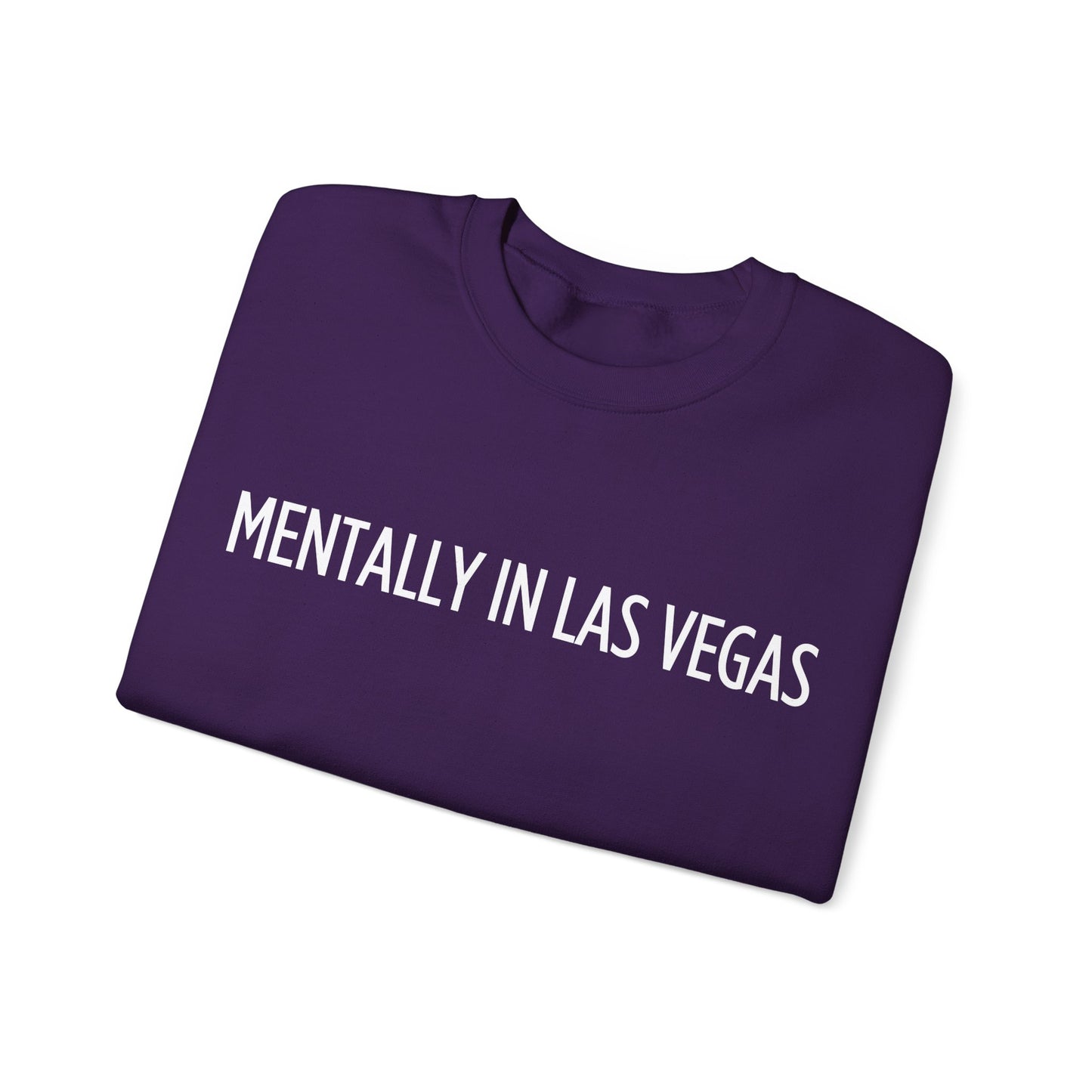 "Mentally in Las Vegas" Embroidered Sweatshirt – Cozy Style
