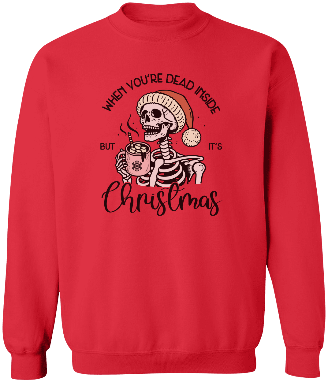 Funny Sarcastic Skeleton Christmas T-Shirts – Spooky Holiday Humor!