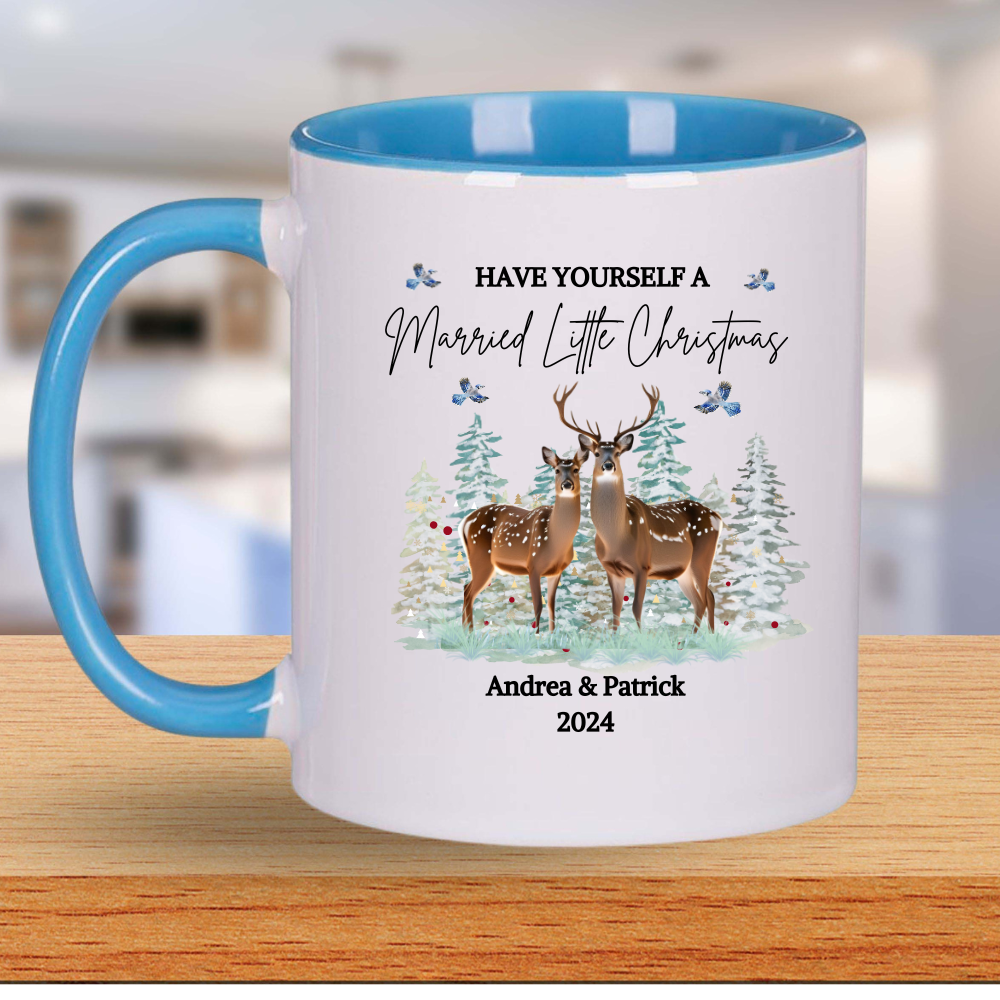 Have Yourself A Married Little Christmas Collection | Christmas Ornament | Christmas Canvas | Christmas Mugs | Christmas Pillow