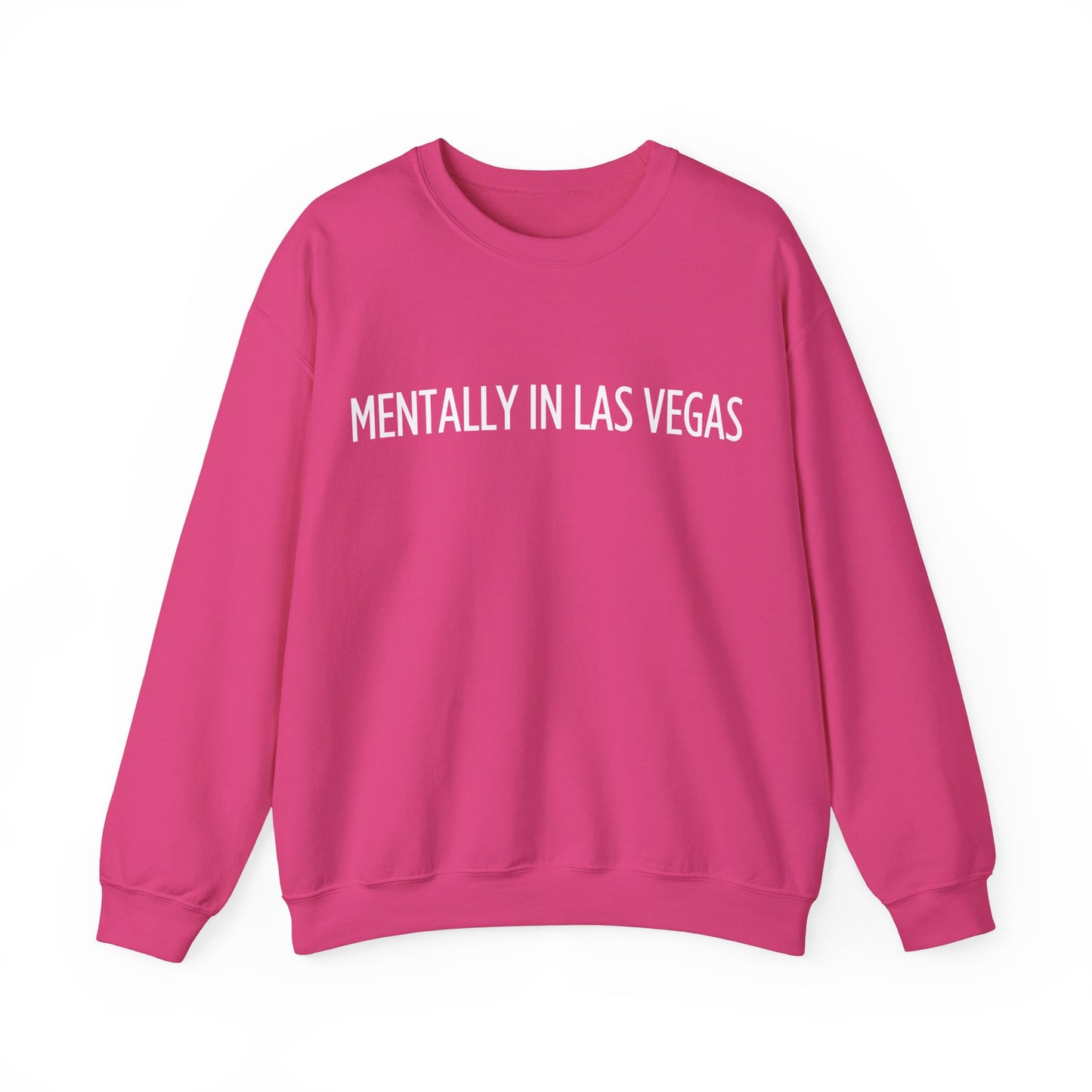 "Mentally in Las Vegas" Embroidered Sweatshirt – Cozy Style