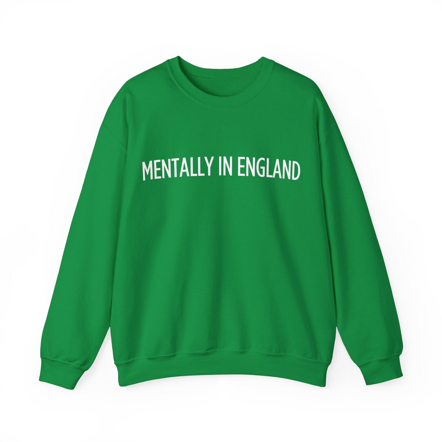 "Mentally in England" Embroidered Sweatshirt – Cozy English Style