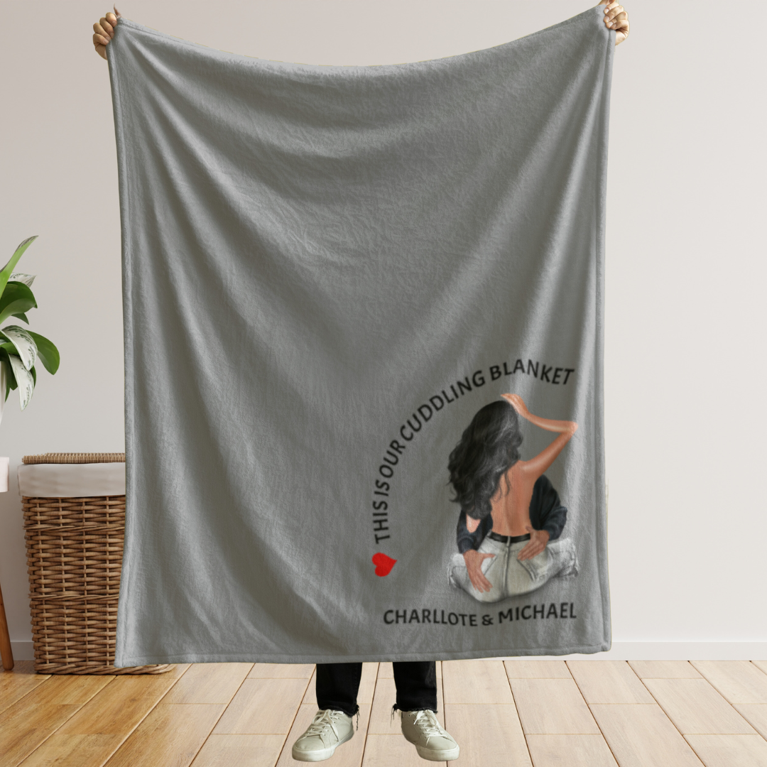 This Is Our Cuddling Blanket Persionalized Blanket Gift For Couple