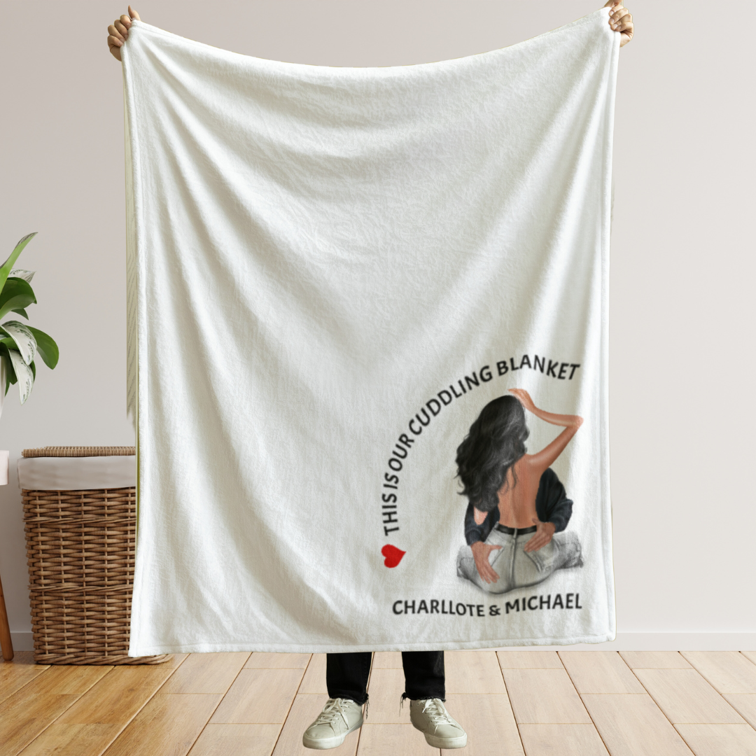 This Is Our Cuddling Blanket Persionalized Blanket Gift For Couple