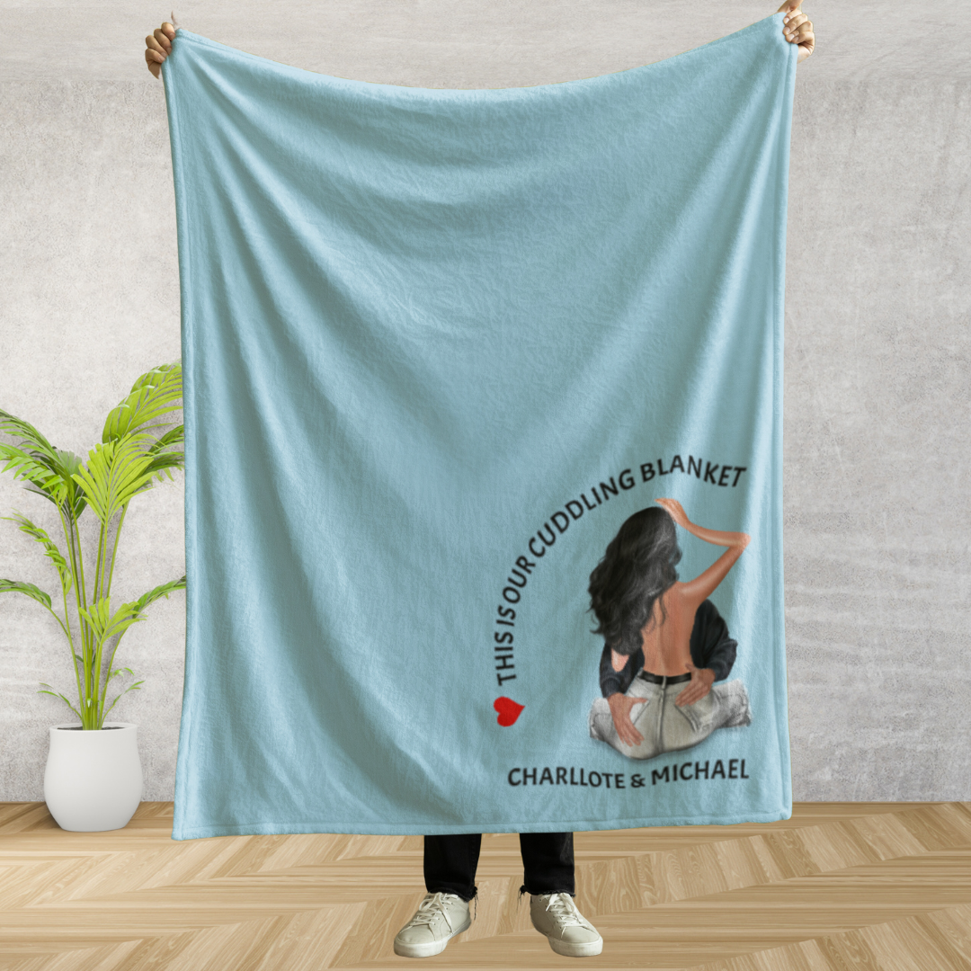 This Is Our Cuddling Blanket Persionalized Blanket Gift For Couple