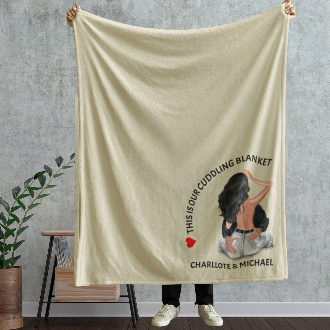 This Is Our Cuddling Blanket Persionalized Blanket Gift For Couple