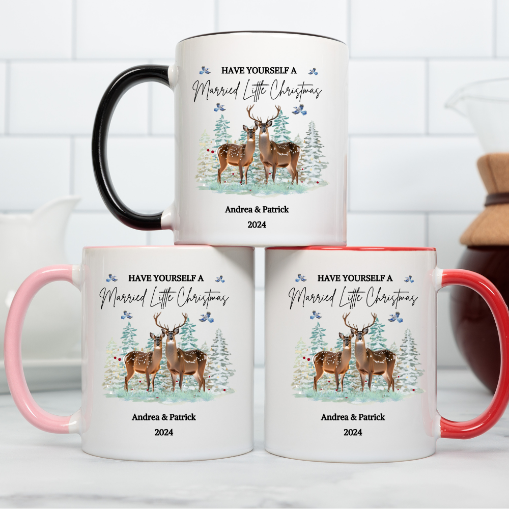 Have Yourself A Married Little Christmas Collection | Christmas Ornament | Christmas Canvas | Christmas Mugs | Christmas Pillow