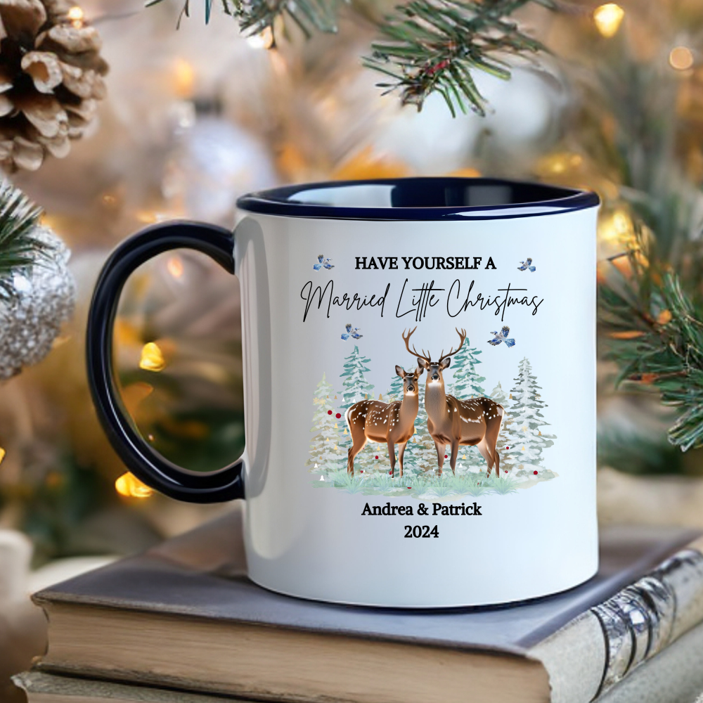 Have Yourself A Married Little Christmas Collection | Christmas Ornament | Christmas Canvas | Christmas Mugs | Christmas Pillow