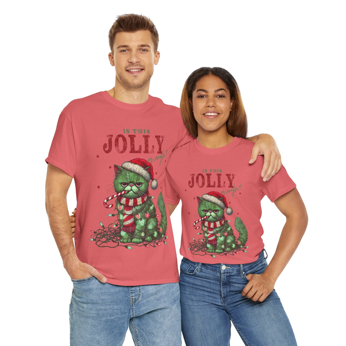 Vintage Cat Christmas Cat T-Shirt
