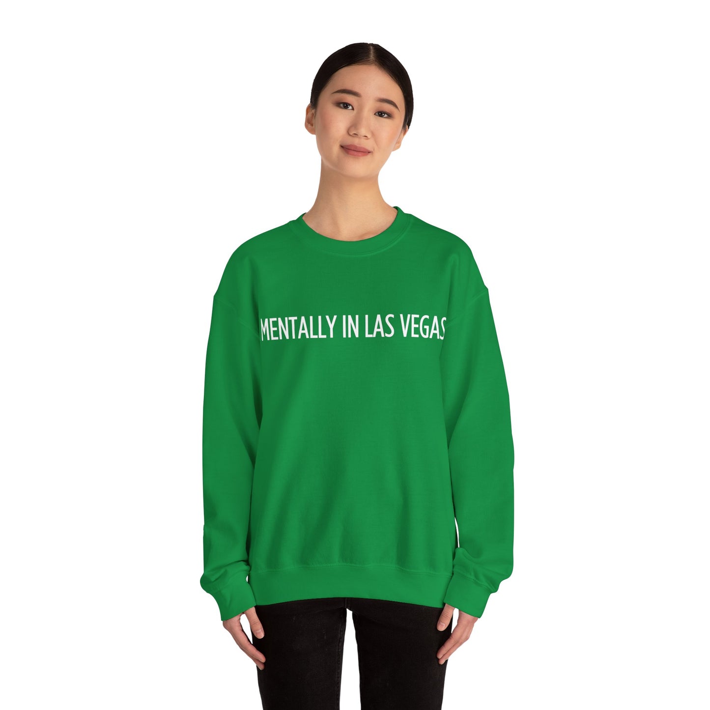 "Mentally in Las Vegas" Embroidered Sweatshirt – Cozy Style