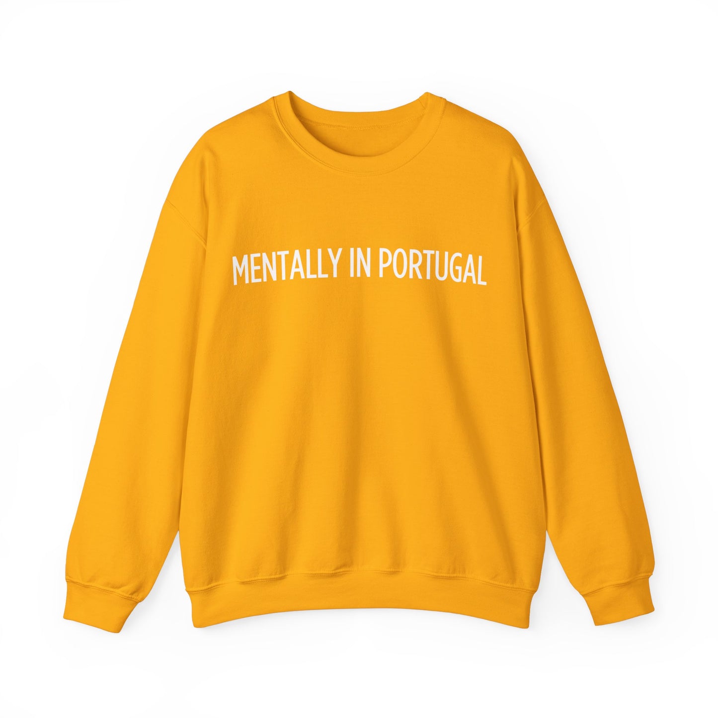 "Mentally in Portugal" Embroidered Sweatshirt for Ultimate Comfort